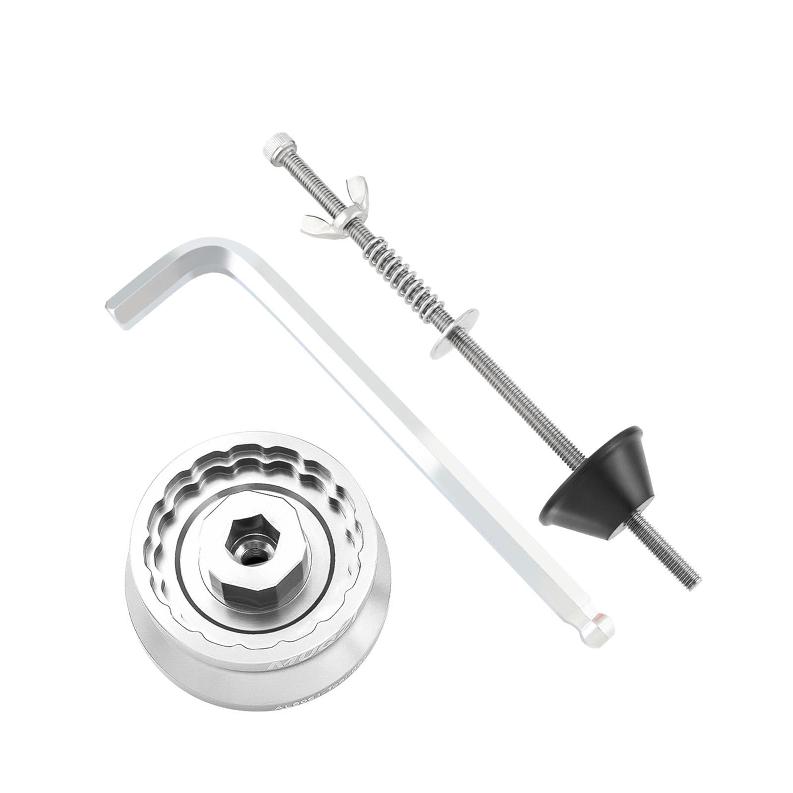 Bike Bottom Bracket Tool Repair Wrench Professional Parts BB Removing Wrench Silver Hex Key