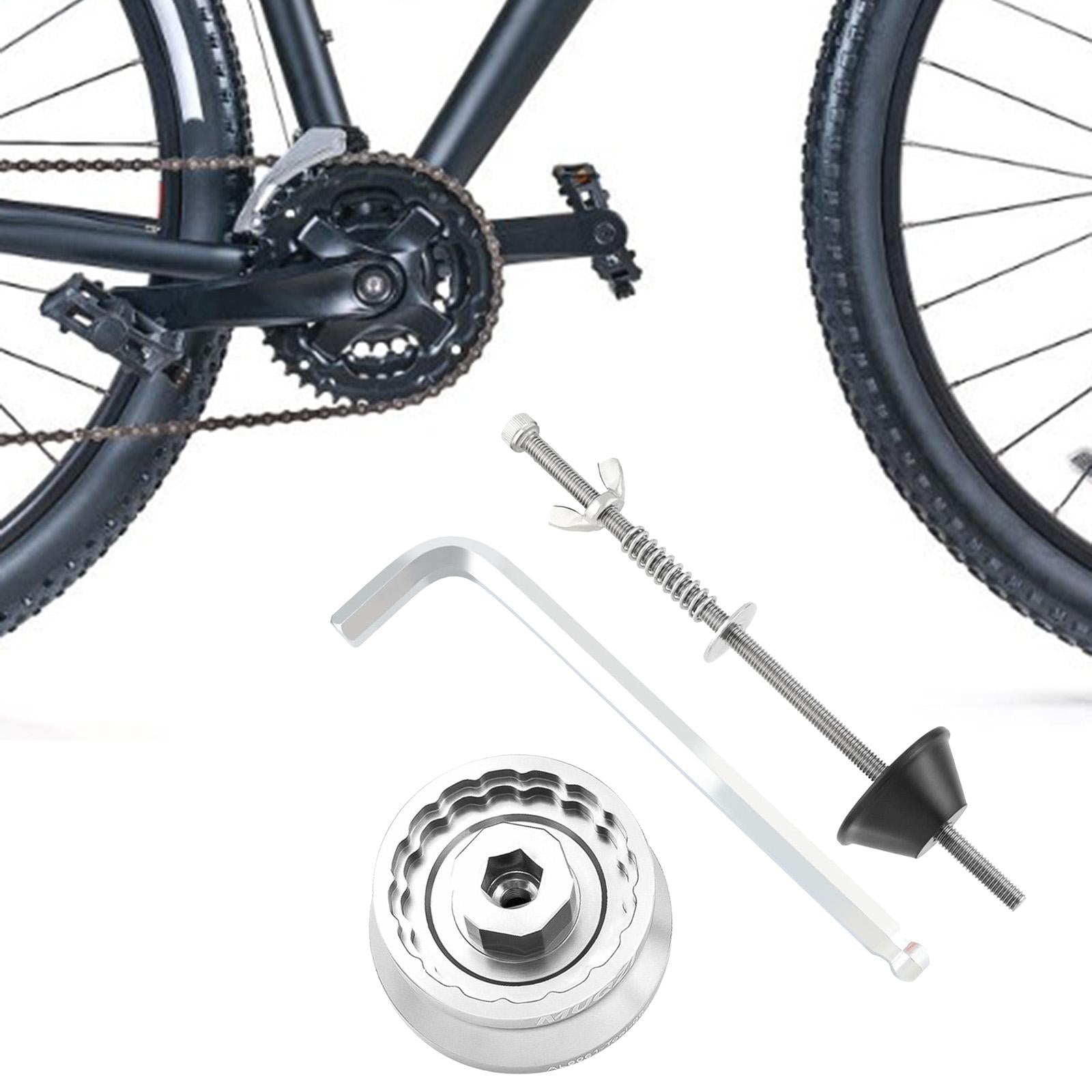 Bike Bottom Bracket Tool Repair Wrench Professional Parts BB Removing Wrench Silver Hex Key