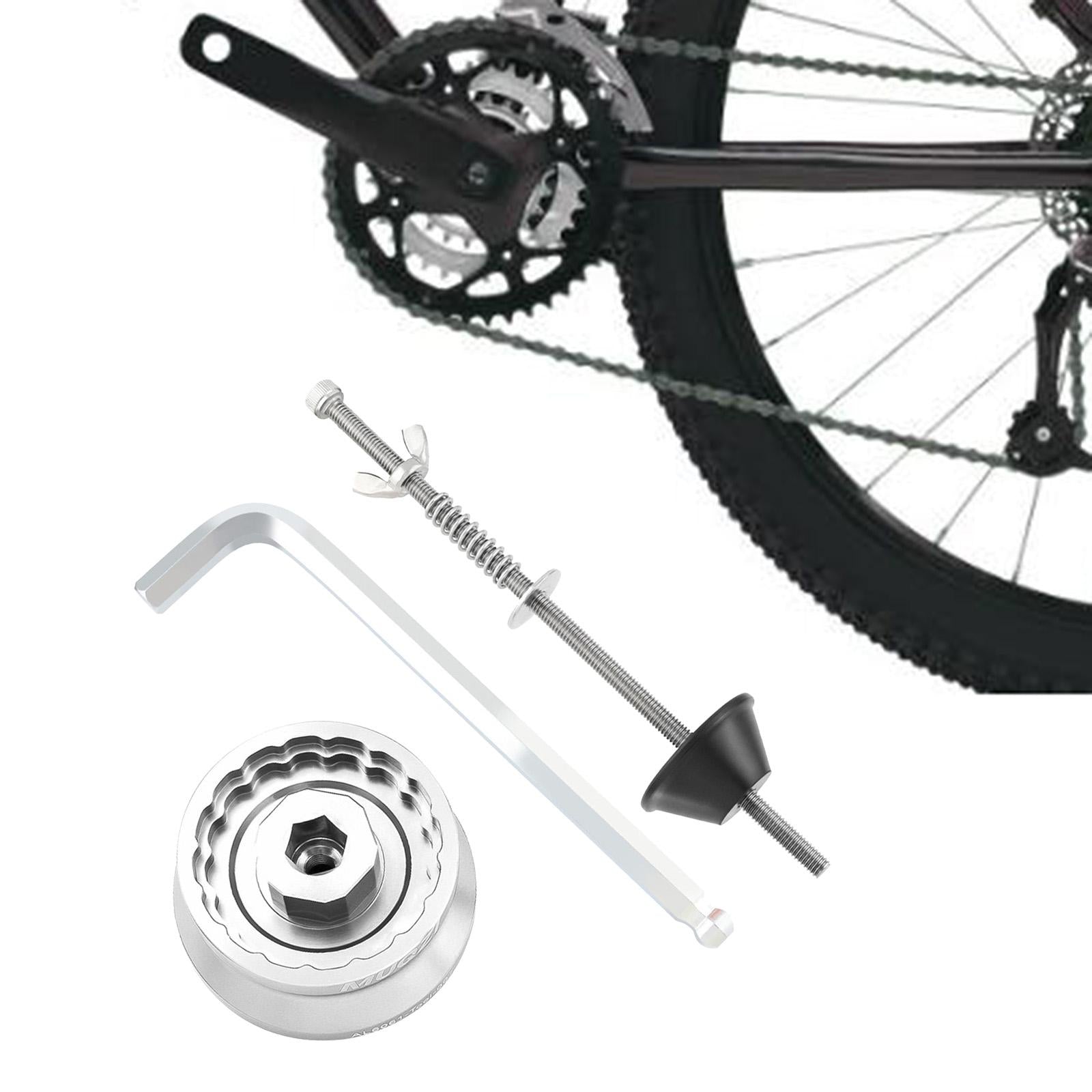 Bike Bottom Bracket Tool Repair Wrench Professional Parts BB Removing Wrench Silver Hex Key