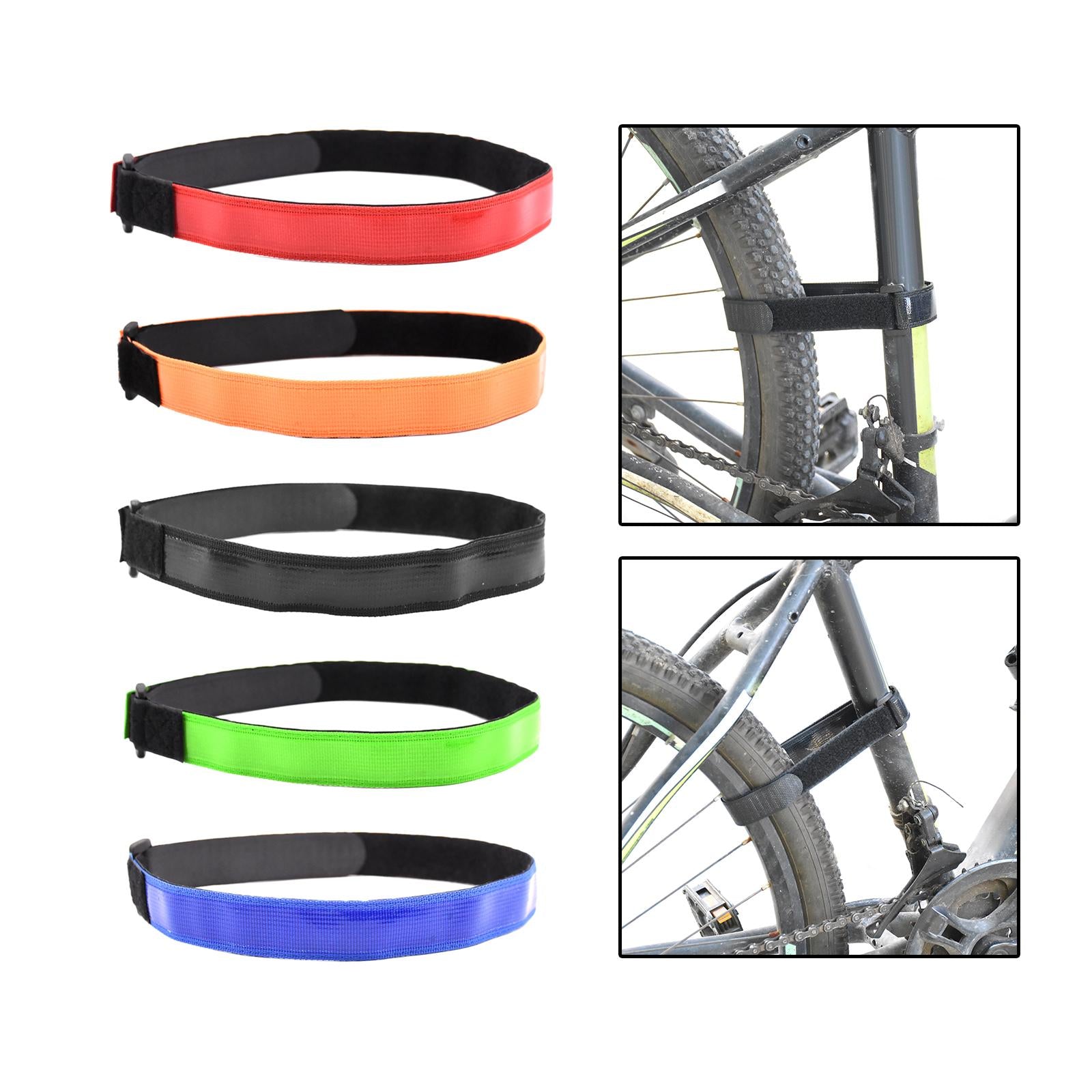 Bike Rack Straps Fix Tires with Stronger Gel Grip Cycling Bike Cinch Straps red