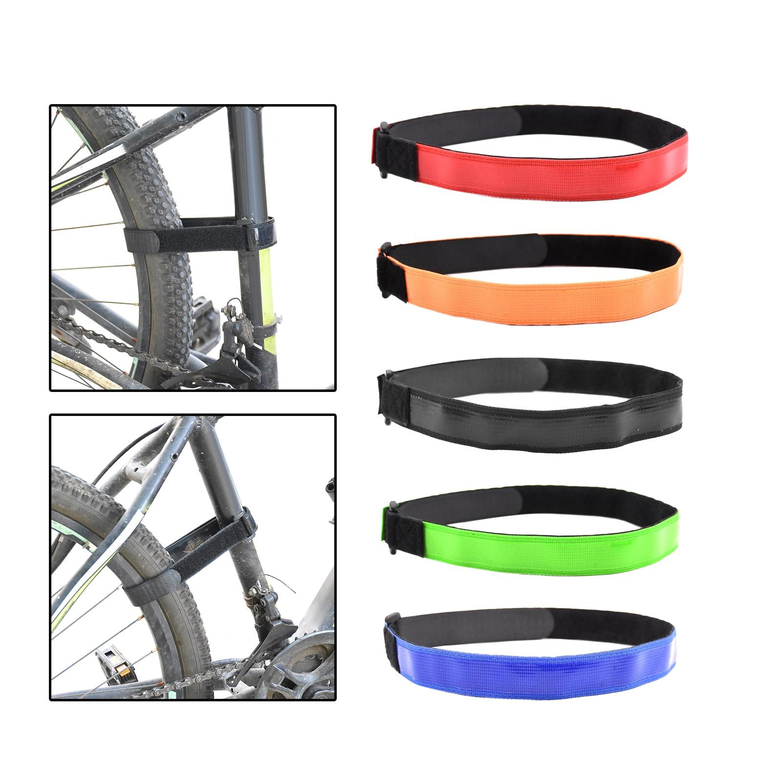 Bike Rack Straps Fix Tires with Stronger Gel Grip Cycling Bike Cinch Straps red