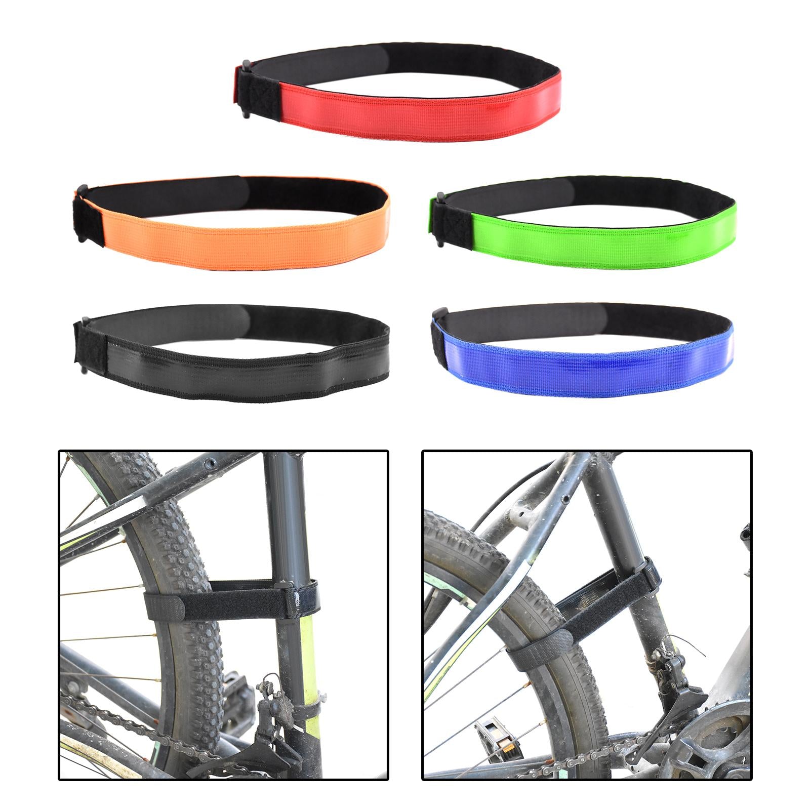 Bike Rack Straps Fix Tires with Stronger Gel Grip Cycling Bike Cinch Straps red