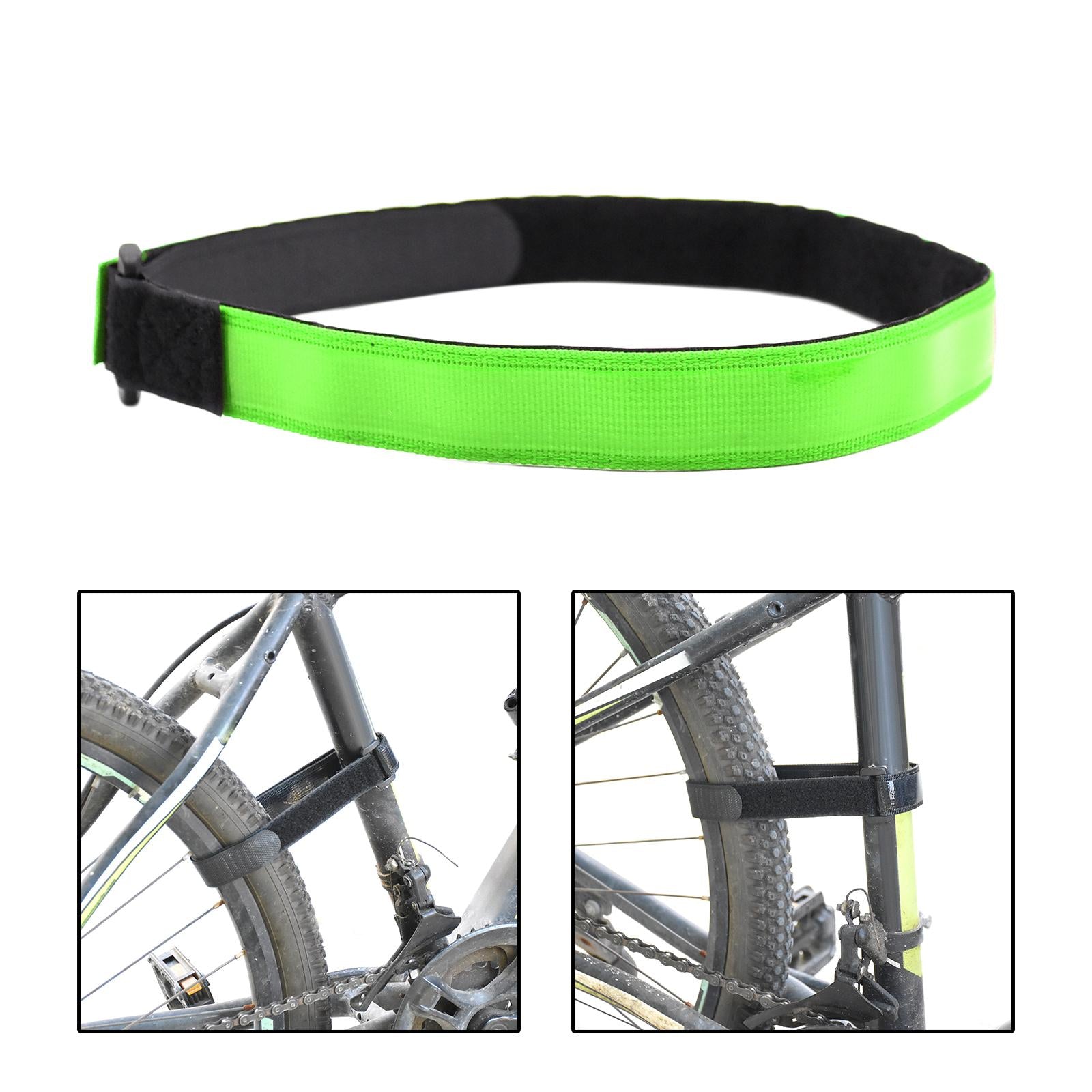 Bike Rack Straps Fix Tires with Stronger Gel Grip Cycling Bike Cinch Straps green