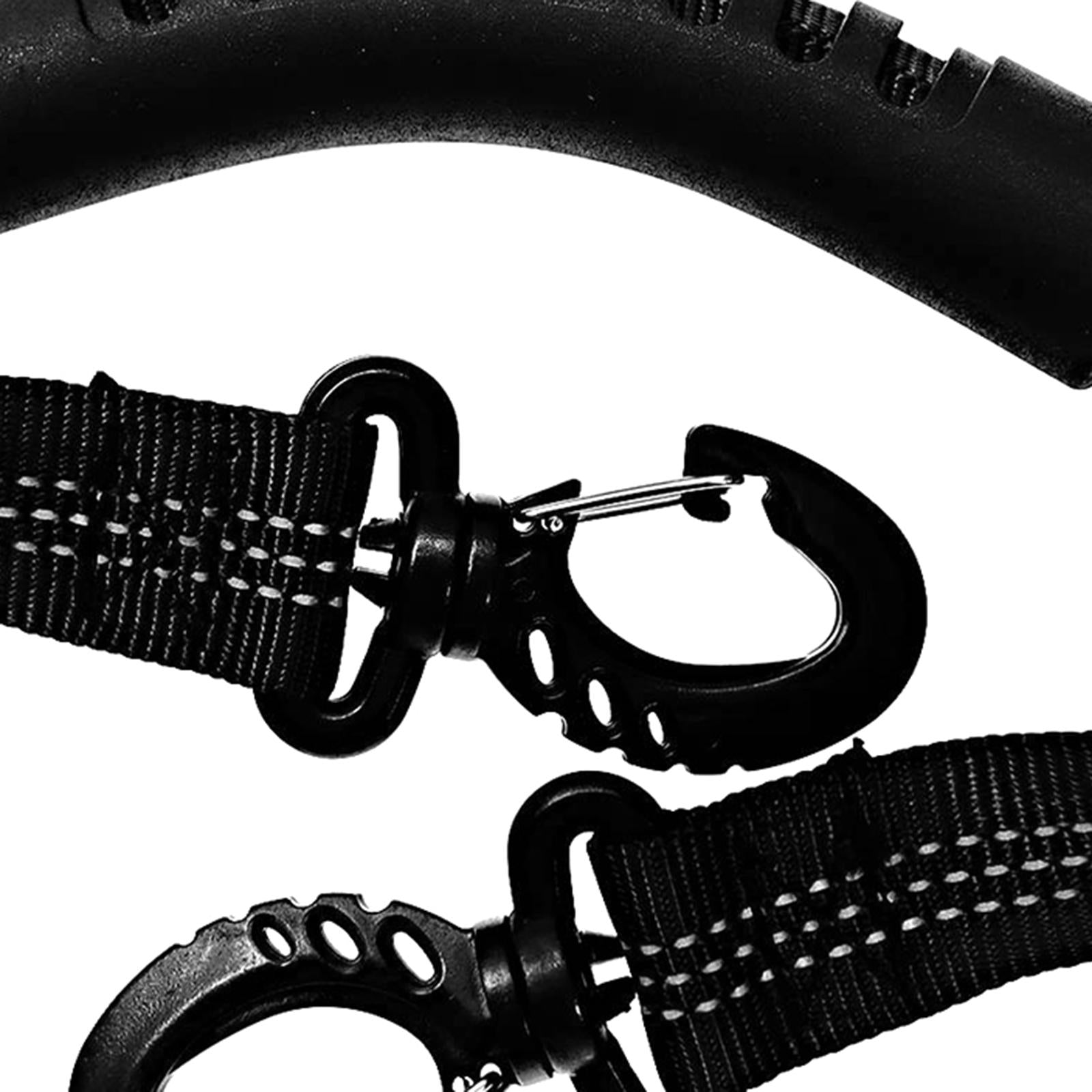 2xRoller Skate Strap Carrying Ski Boots Carrier Strap for Outdoor Skating Kids black