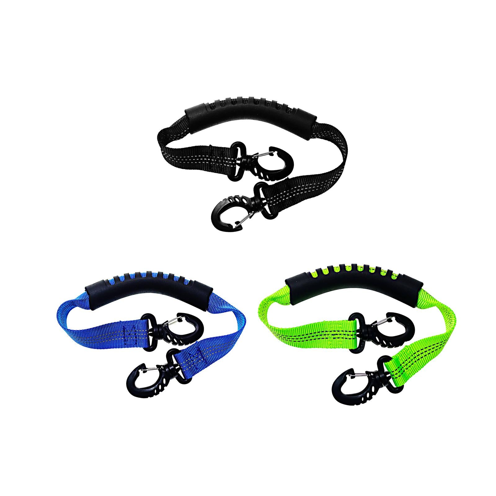 3xRoller Skate Strap Carrying Ski Boots Carrier Strap for Outdoor Skating Kids black