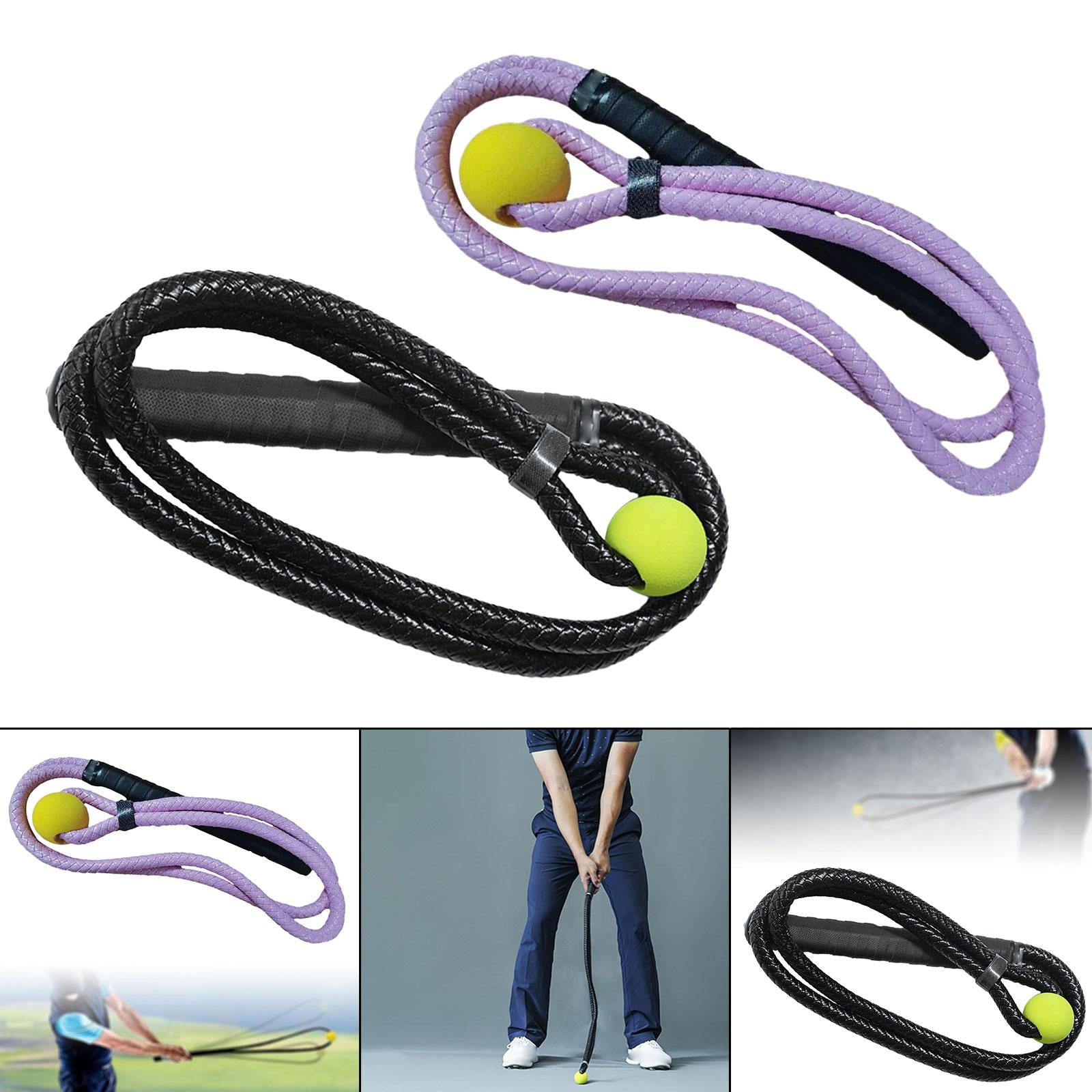 Golf Swing Training Aid Practice Rope Trainer for Women Men Beginner Outdoor Picture Color