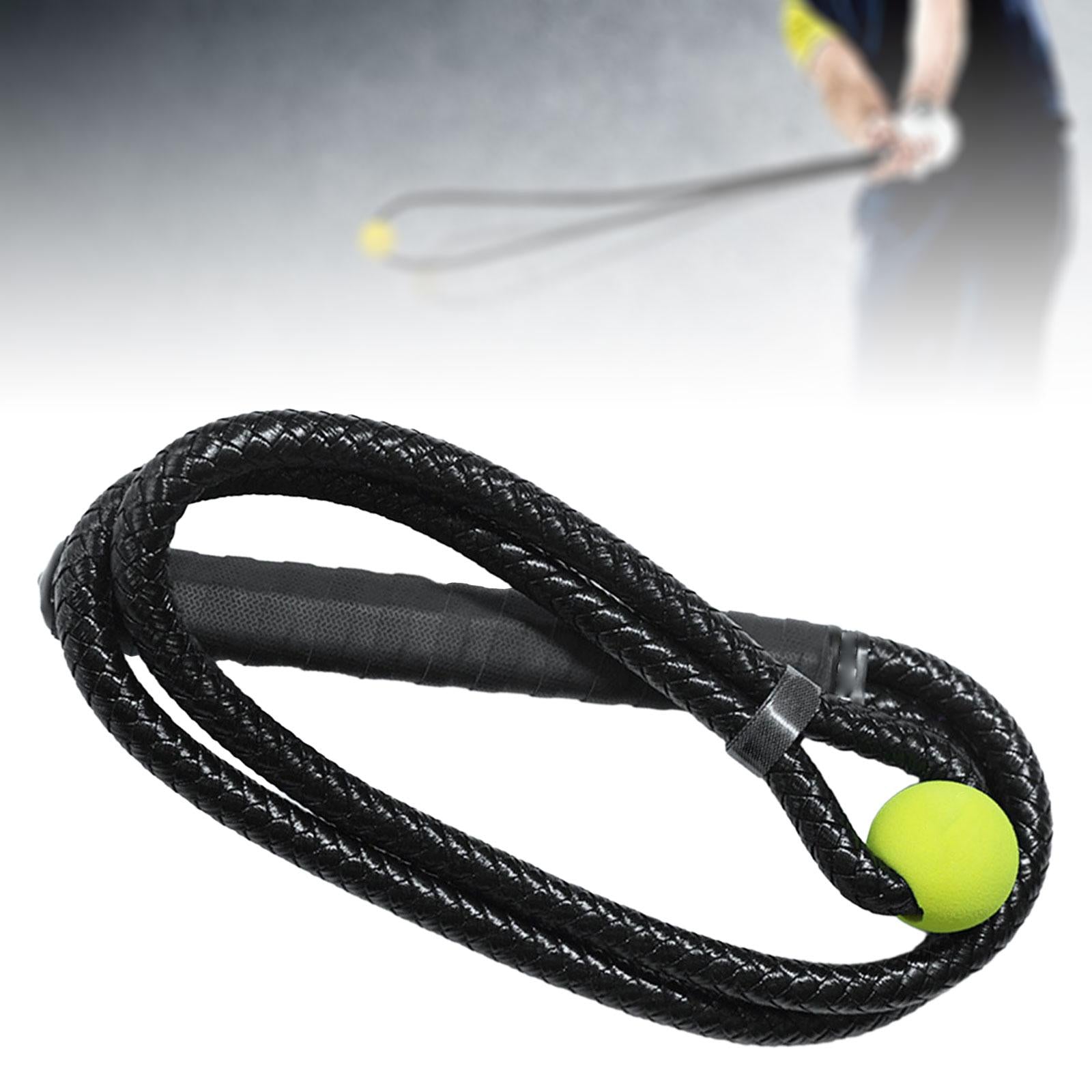 Golf Swing Training Aid Practice Rope Trainer for Women Men Beginner Outdoor Black