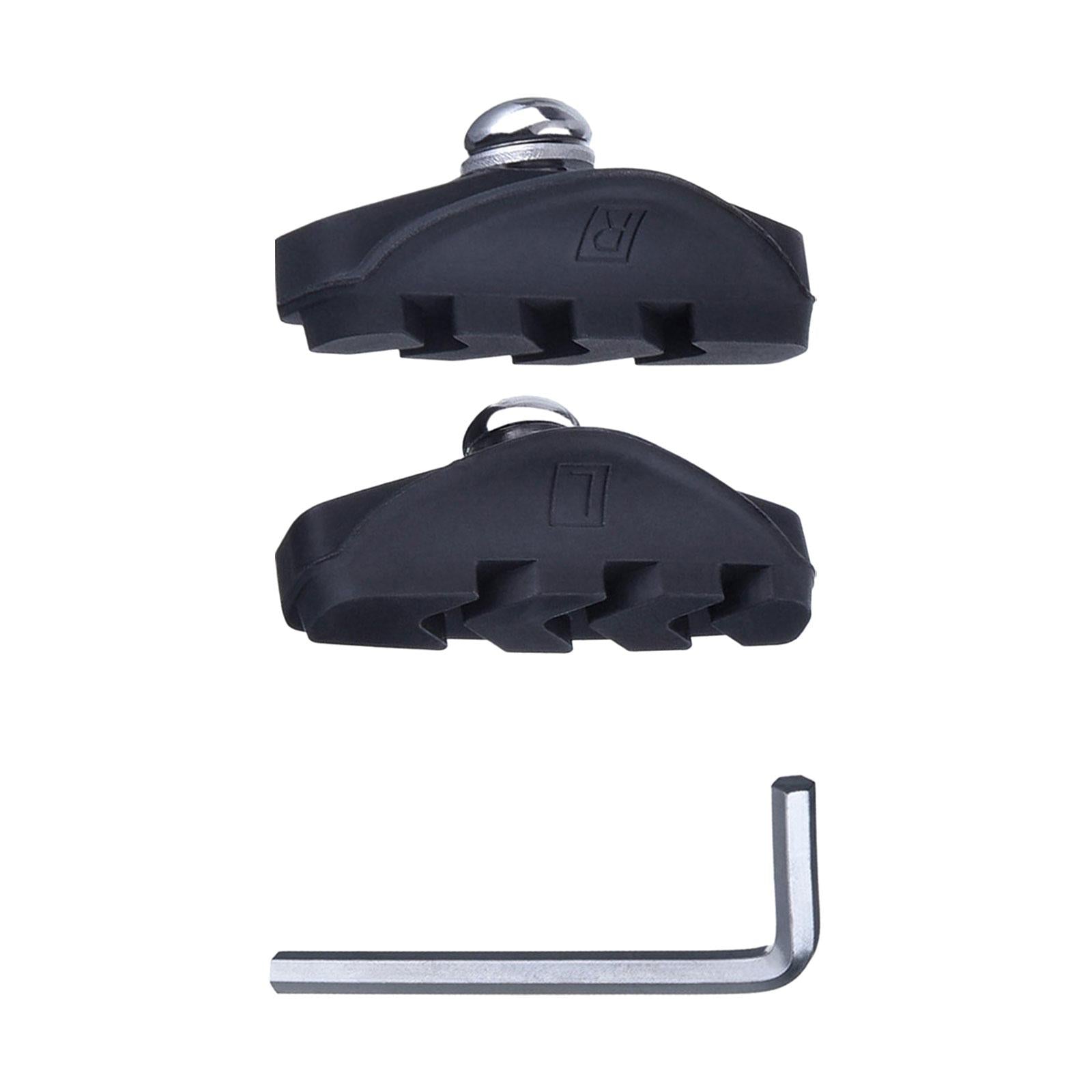 2xV Type Bike Brake Pads Professional for Road Bike Folding Bike Mountain Bike 1 Pair