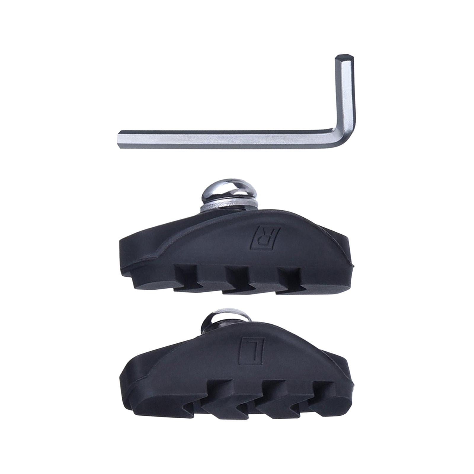 2xV Type Bike Brake Pads Professional for Road Bike Folding Bike Mountain Bike 1 Pair