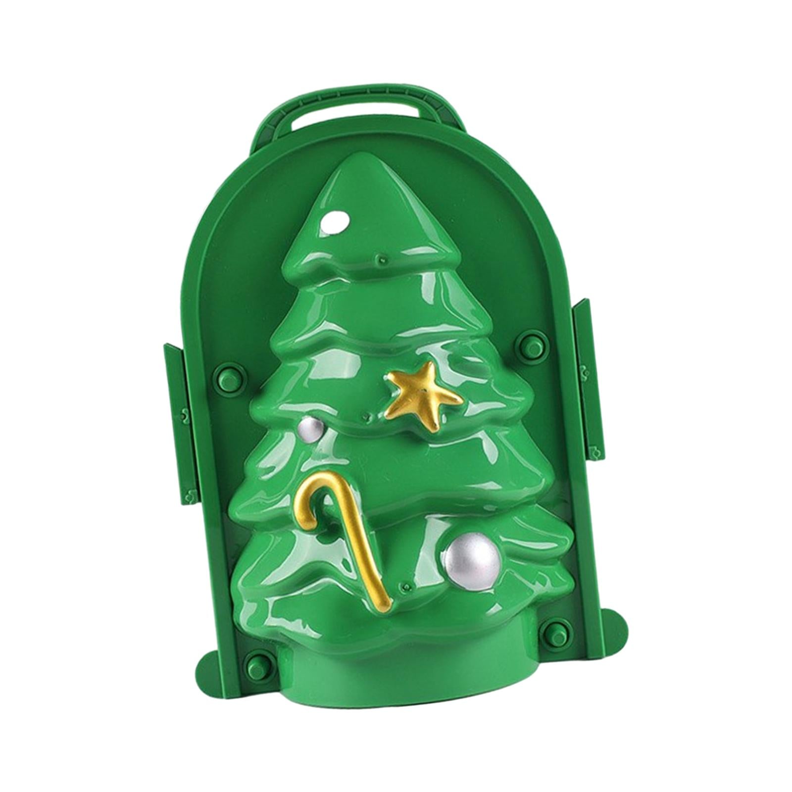 Snowball Maker Clip Snowball Maker Tool for Kids Teens Adults Beach Holidays Deep Green Yellow