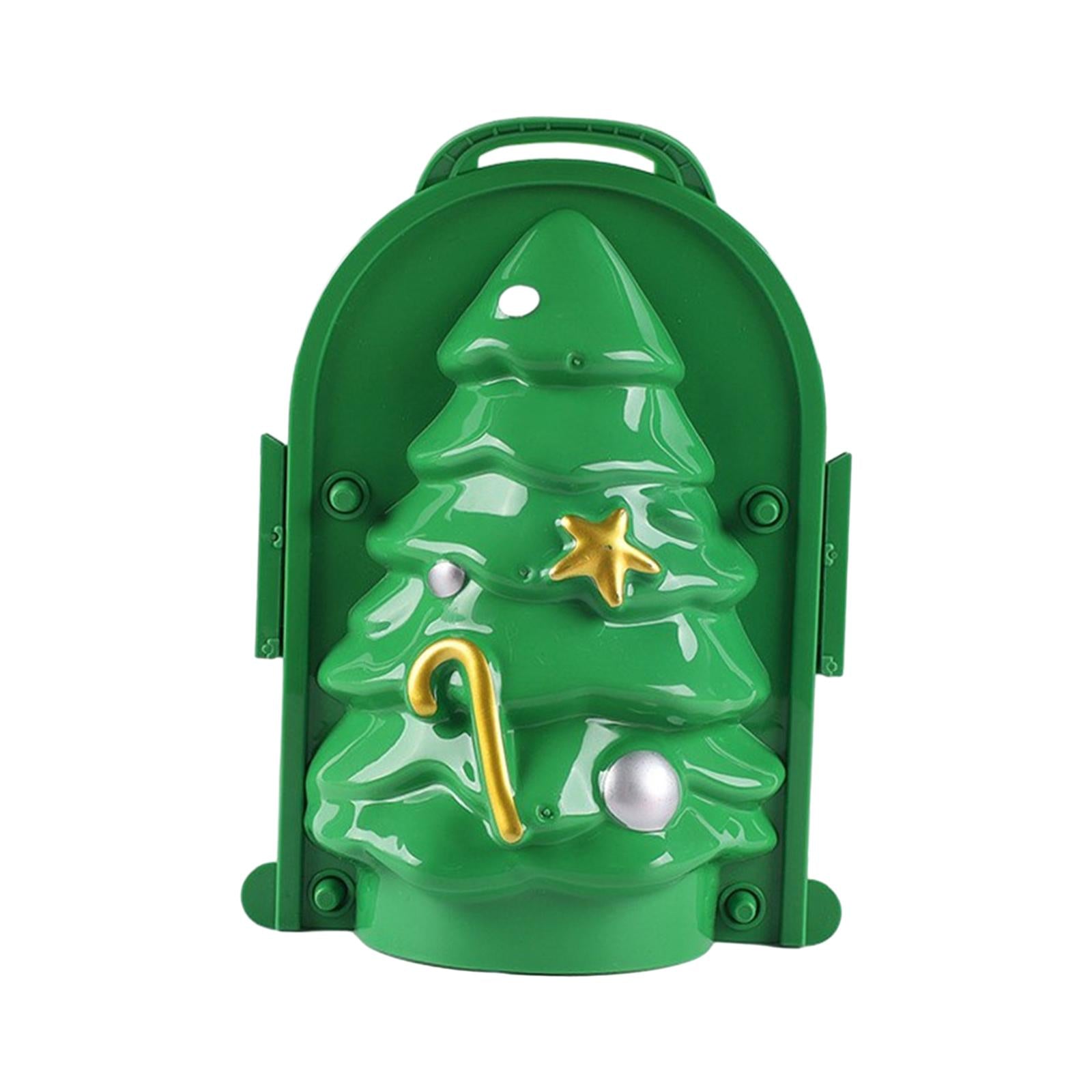 Snowball Maker Clip Snowball Maker Tool for Kids Teens Adults Beach Holidays Deep Green Yellow