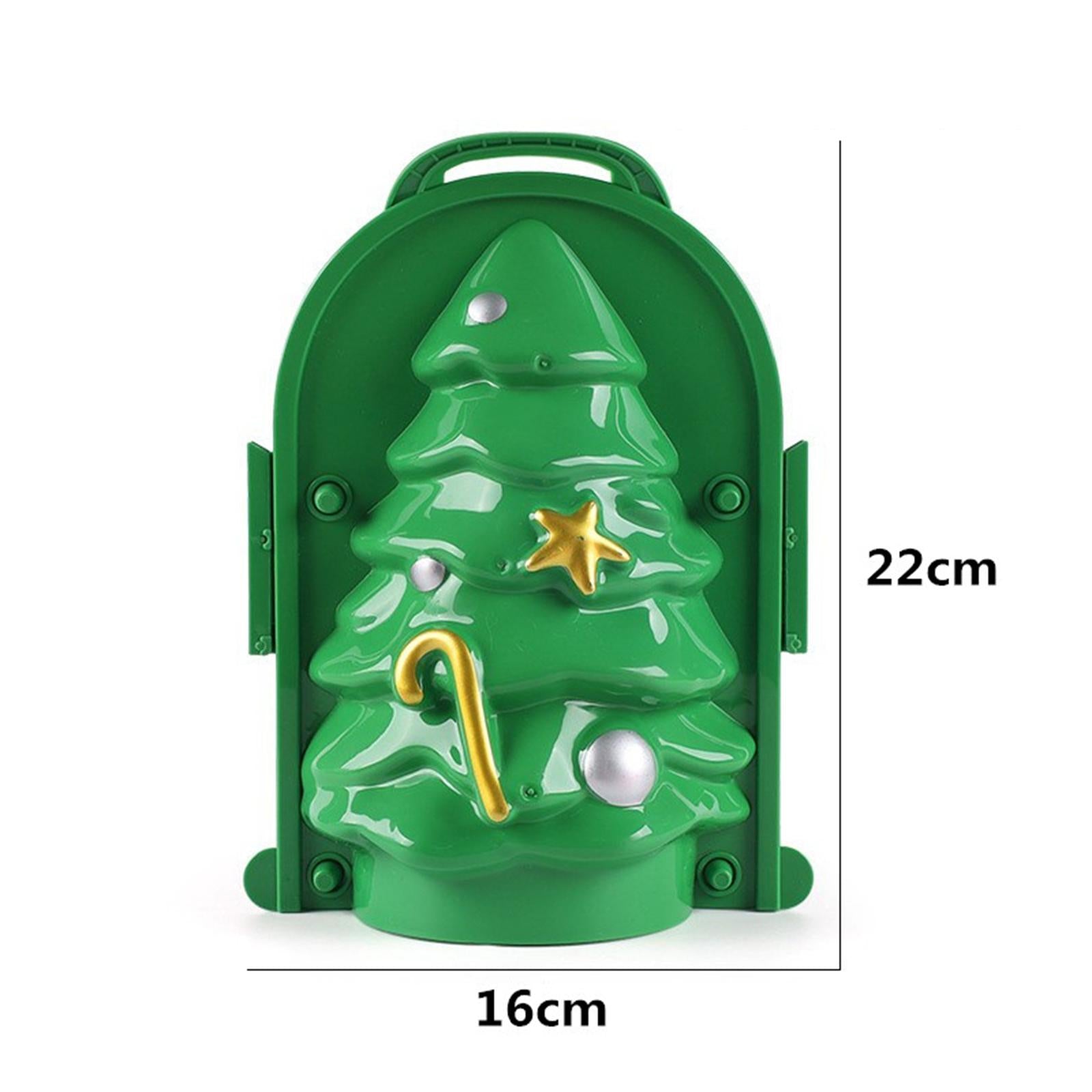 Snowball Maker Clip Snowball Maker Tool for Kids Teens Adults Beach Holidays Deep Green Yellow