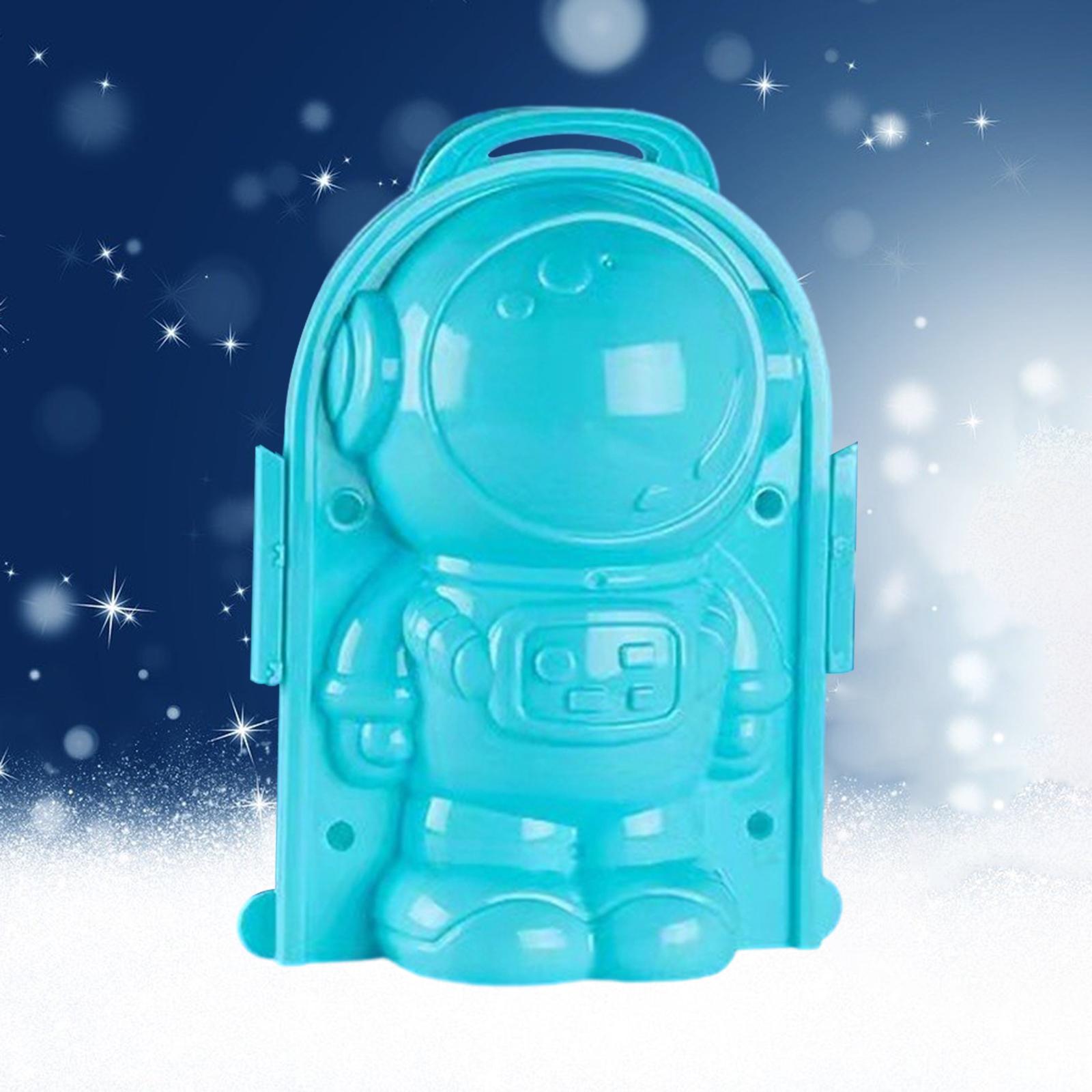 Snowball Maker Clip Snowball Maker Tool for Kids Teens Adults Beach Holidays Blue Astronaut