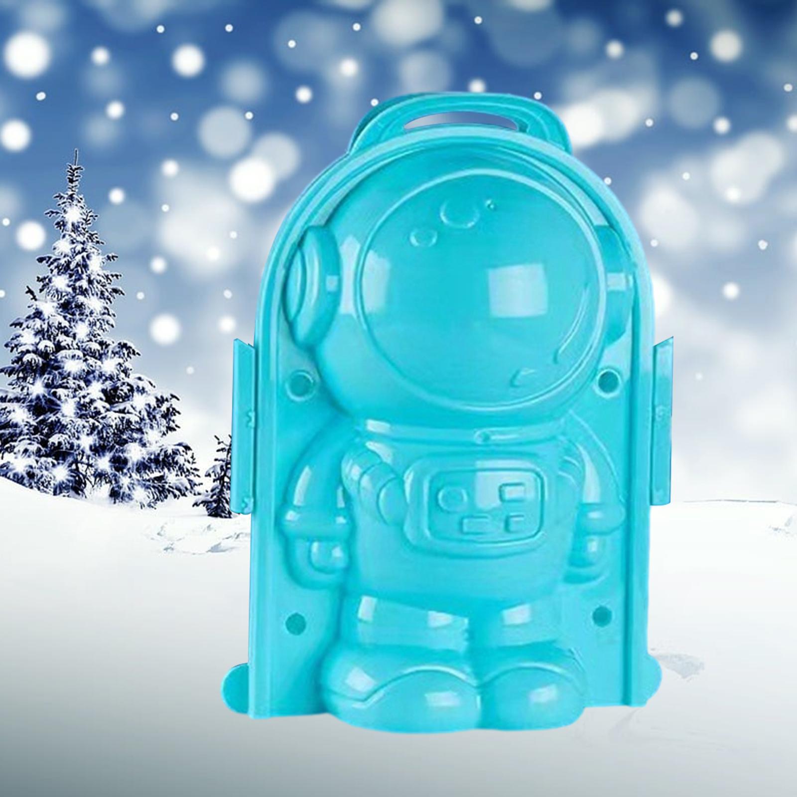 Snowball Maker Clip Snowball Maker Tool for Kids Teens Adults Beach Holidays Blue Astronaut
