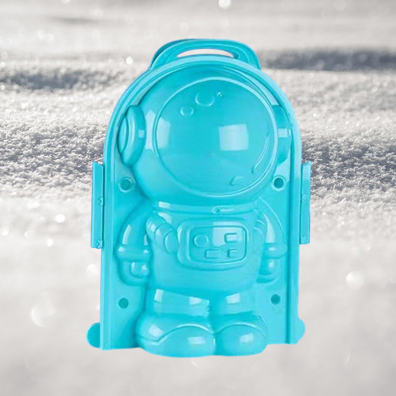 Snowball Maker Clip Snowball Maker Tool for Kids Teens Adults Beach Holidays Blue Astronaut