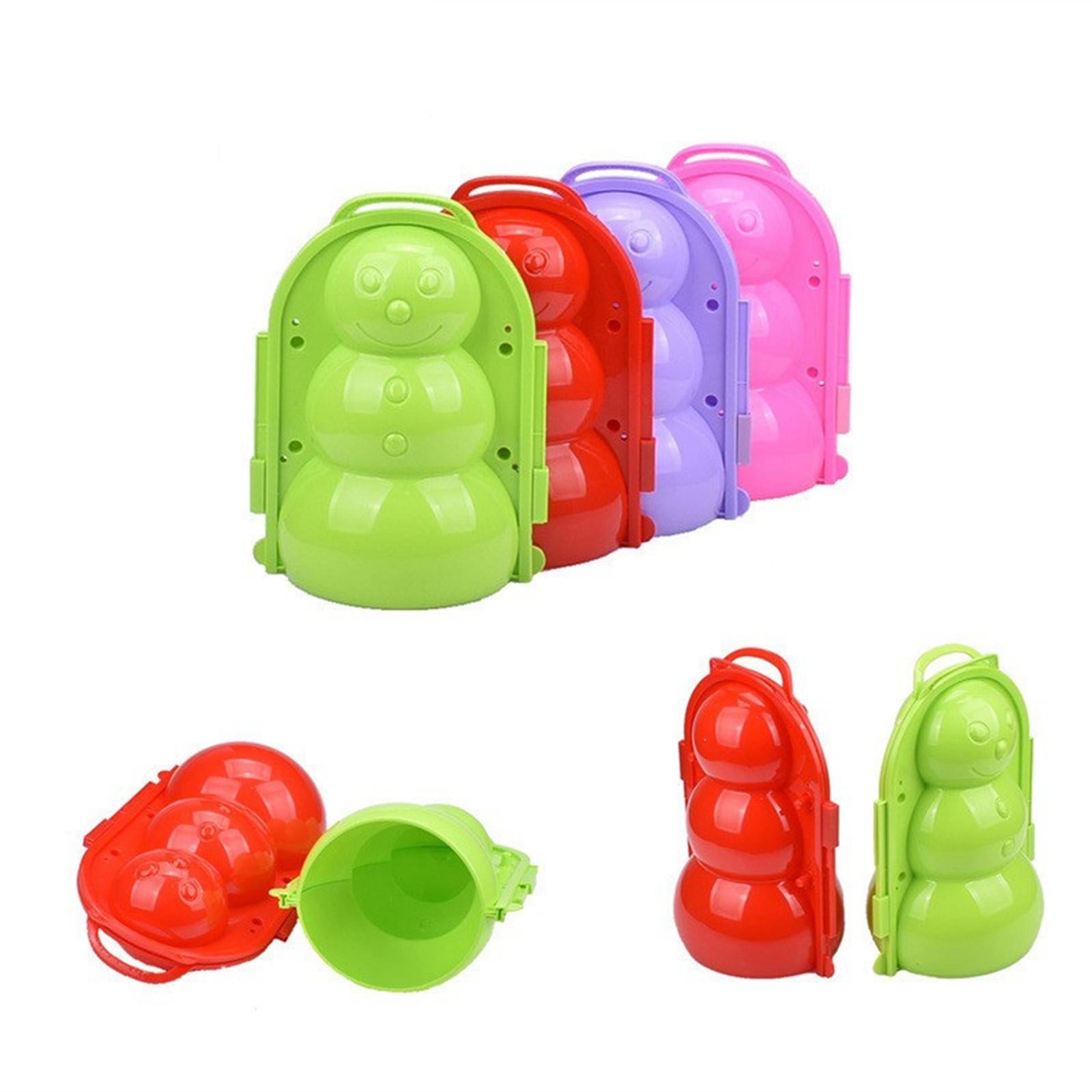 Snowball Maker Clip Snowball Maker Tool for Kids Teens Adults Beach Holidays Light Green Snowman