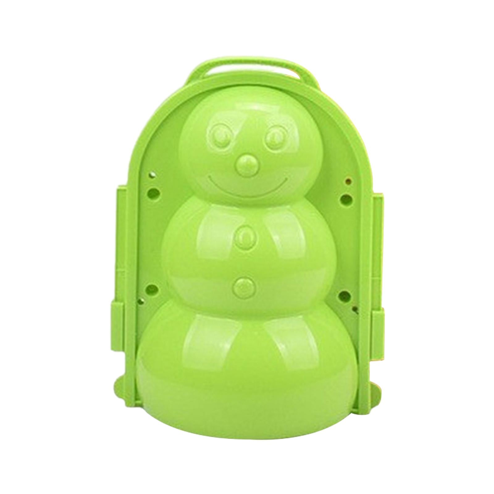 Snowball Maker Clip Snowball Maker Tool for Kids Teens Adults Beach Holidays Light Green Snowman