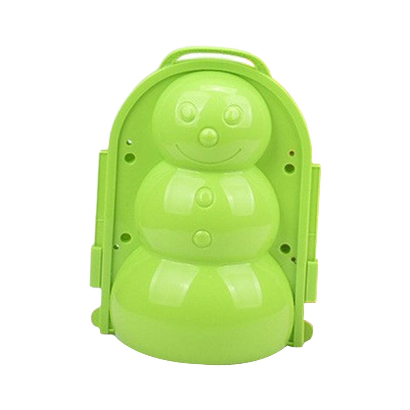Snowball Maker Clip Snowball Maker Tool for Kids Teens Adults Beach Holidays Light Green Snowman