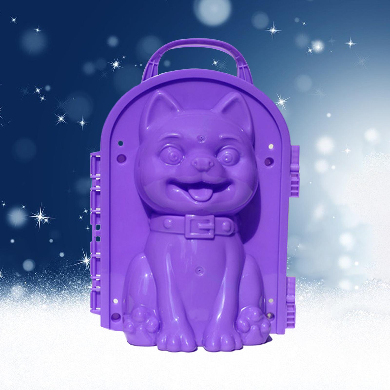 Snowball Maker Clip Snowball Maker Tool for Kids Teens Adults Beach Holidays Purple Color Dog