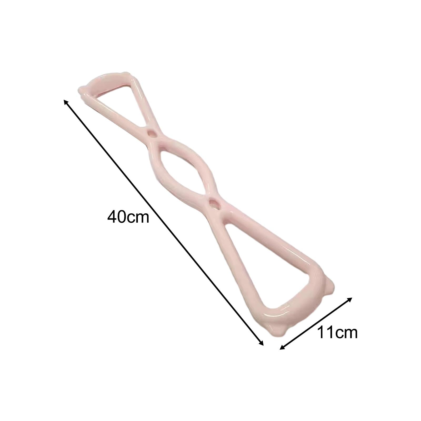 Exercise Band Exerciser Workout Women Men Pull Rope 8 Shaped Resistance Band Pink