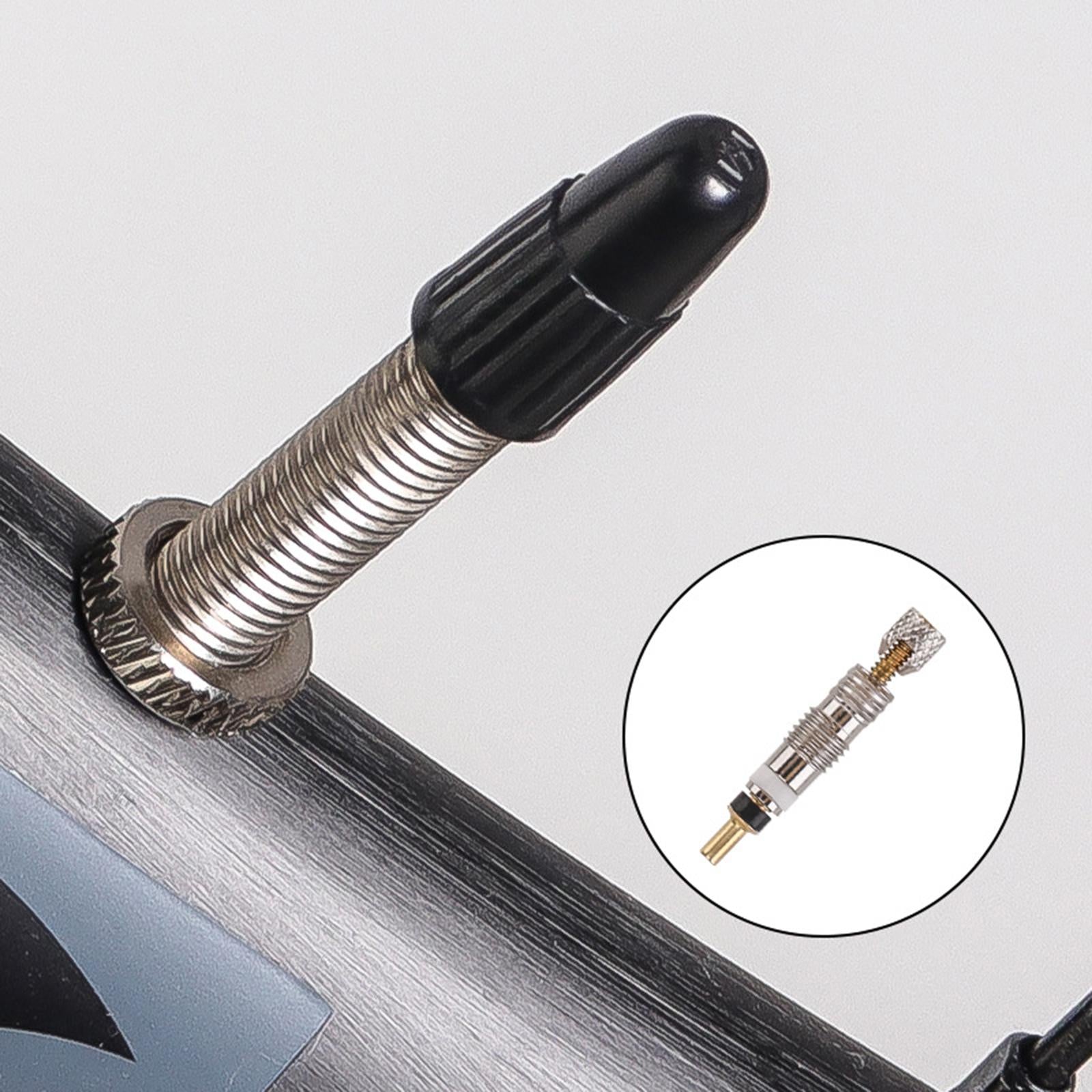 24x Bike Valve Core Replacement Parts High Performance Bike Tire Repair Tool