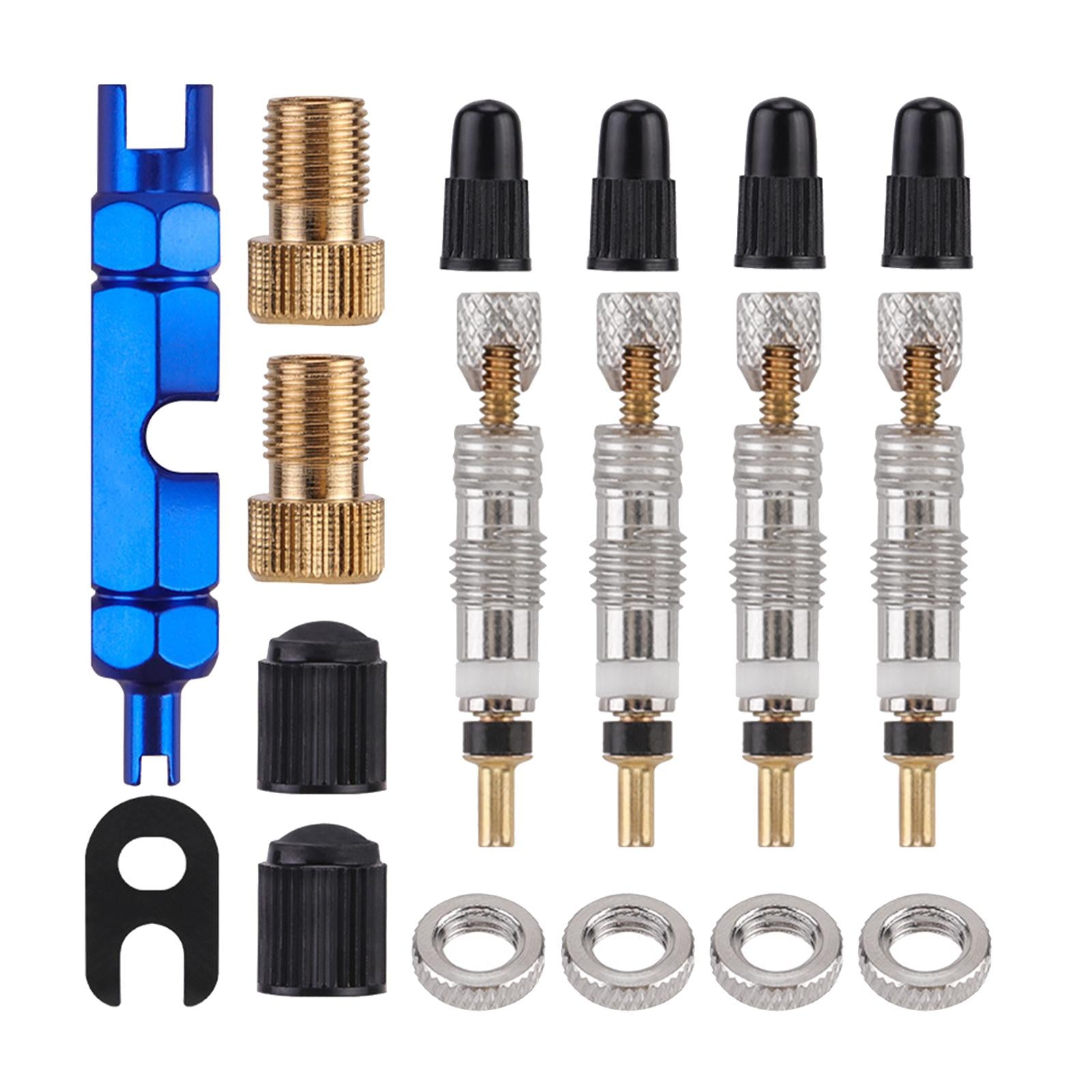 Bike Valve Core Replacement Valve Core Wrench Multifunction Valve Stem Caps Style B