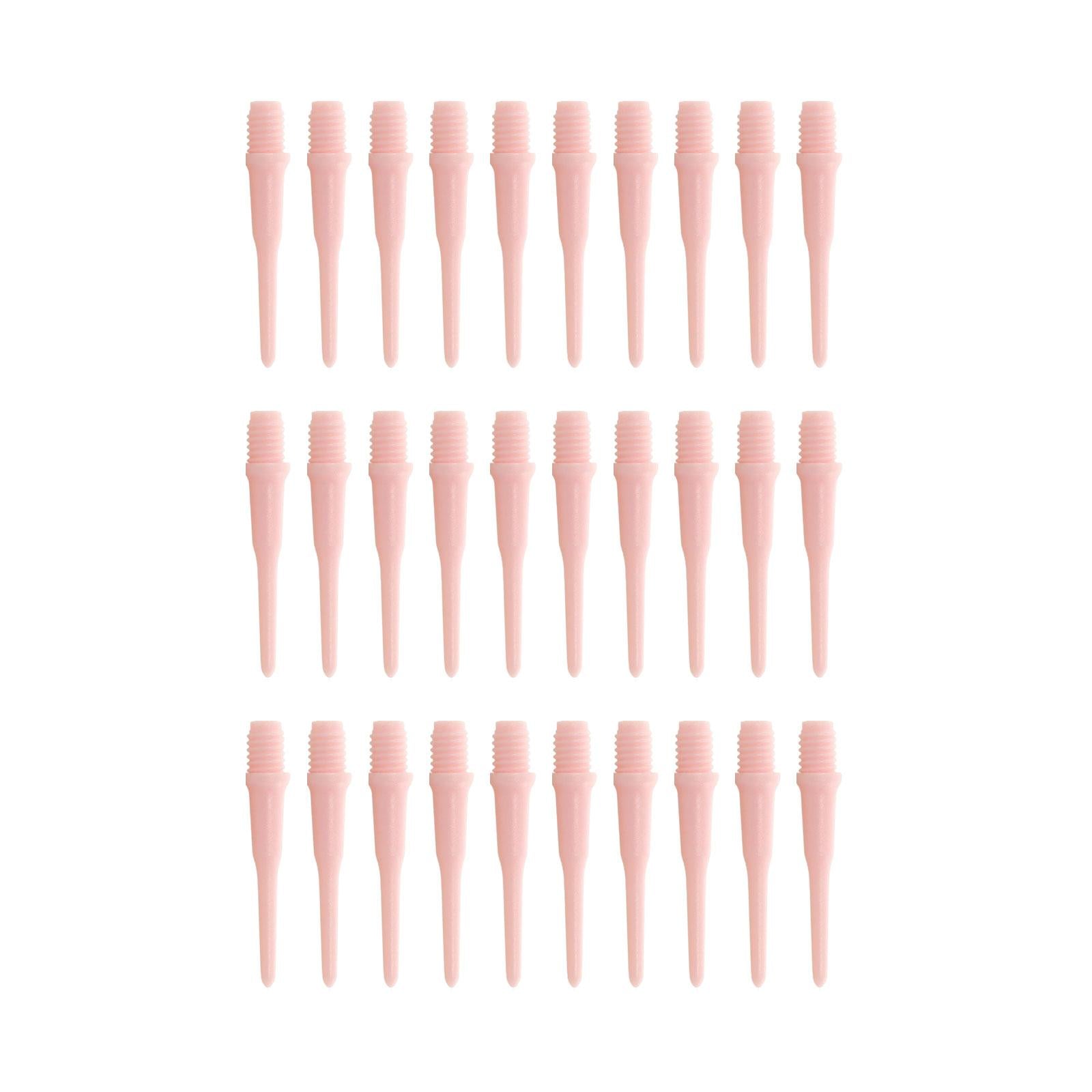 30Pcs Soft Tip Dart Points 2BA Lightweight 1.18 Inches Long Dart Accessories Pink