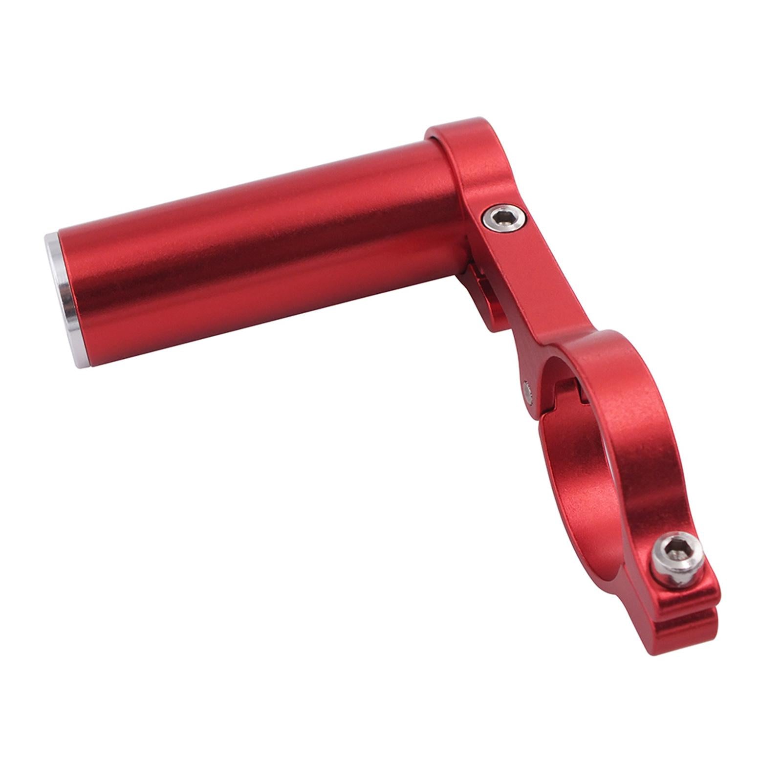 Bike Computer Mount Handlebar Stopwatch Aluminum Alloy Bicycle Extension Bar red