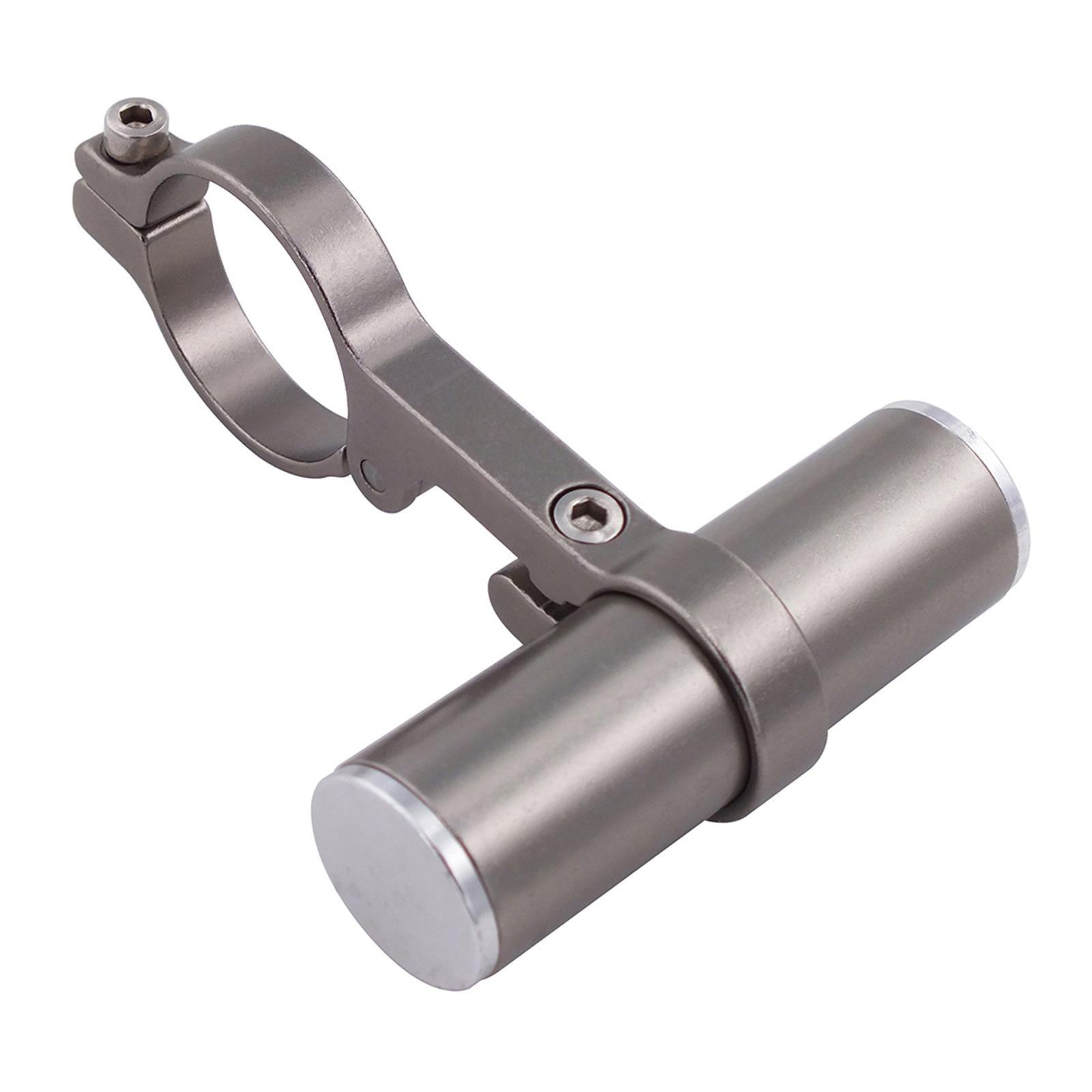 Bike Computer Mount Handlebar Stopwatch Aluminum Alloy Bicycle Extension Bar silver