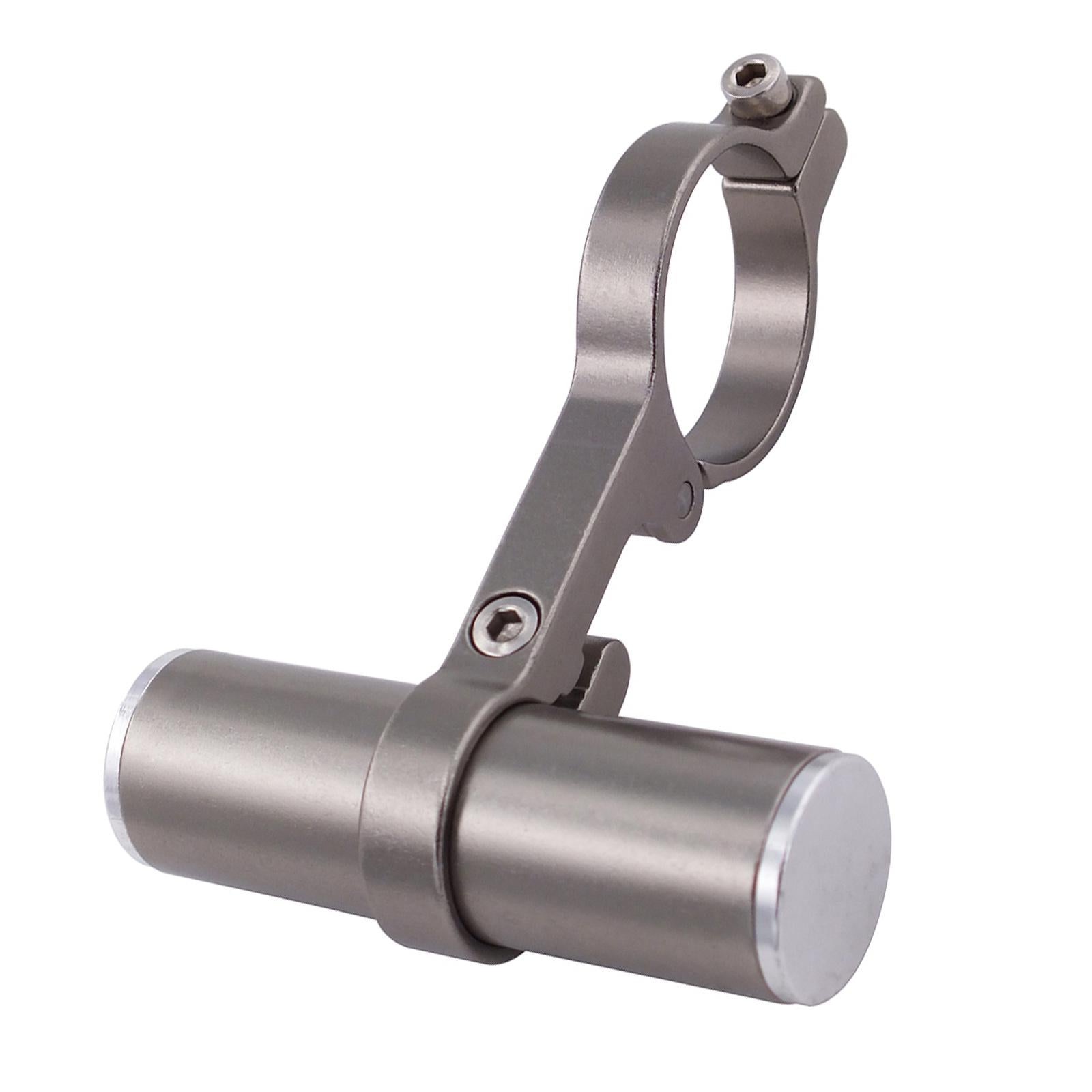Bike Computer Mount Handlebar Stopwatch Aluminum Alloy Bicycle Extension Bar silver