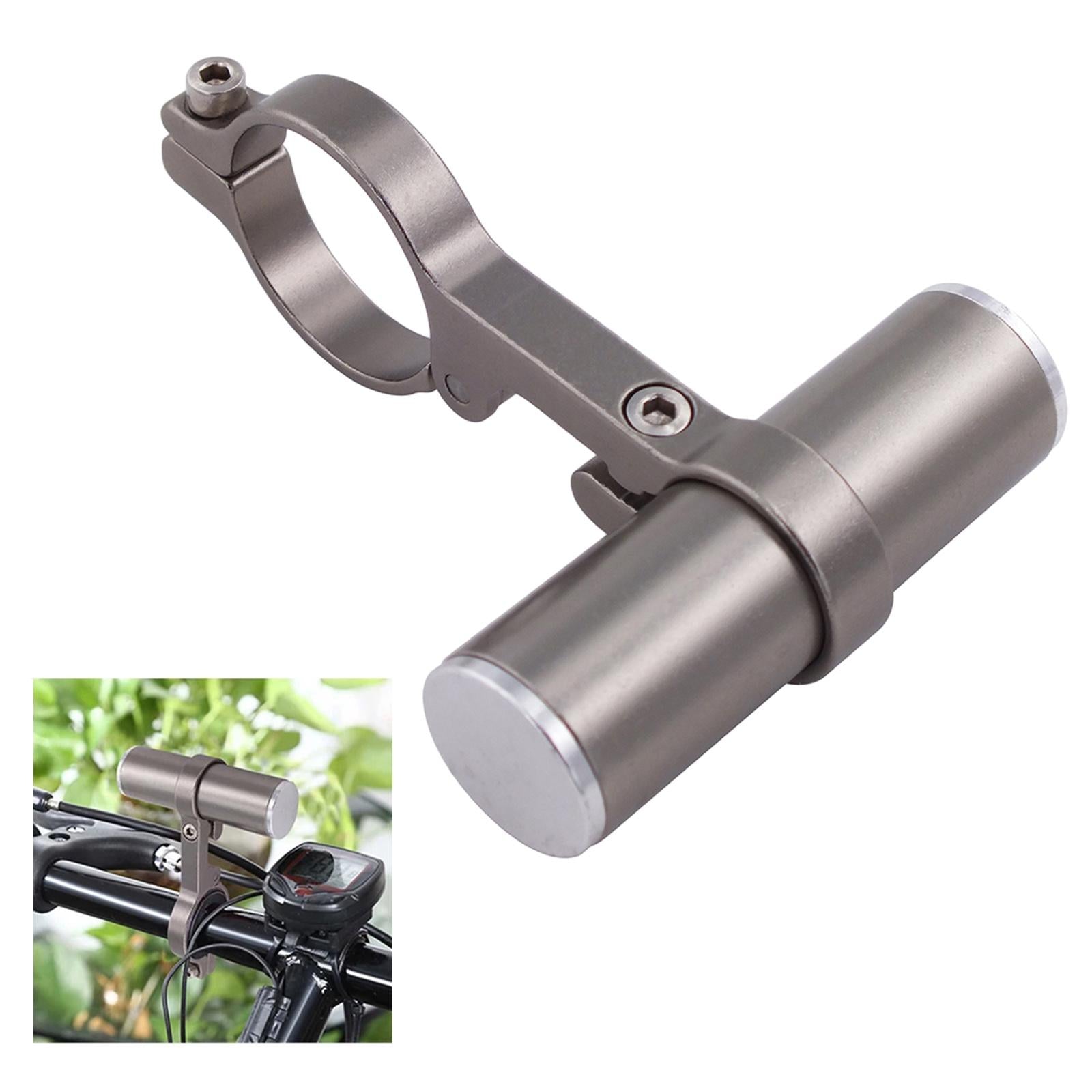 Bike Computer Mount Handlebar Stopwatch Aluminum Alloy Bicycle Extension Bar silver