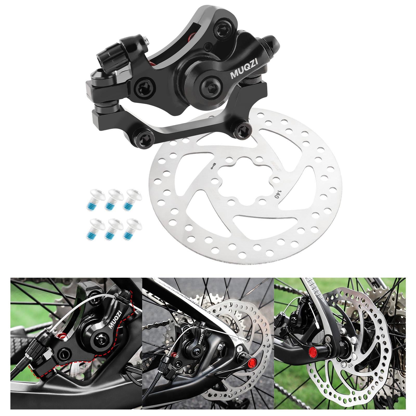 Mechanical Disc Brake with Rotor Parts for Mountain Bikes Cycling Road Bikes Rear140