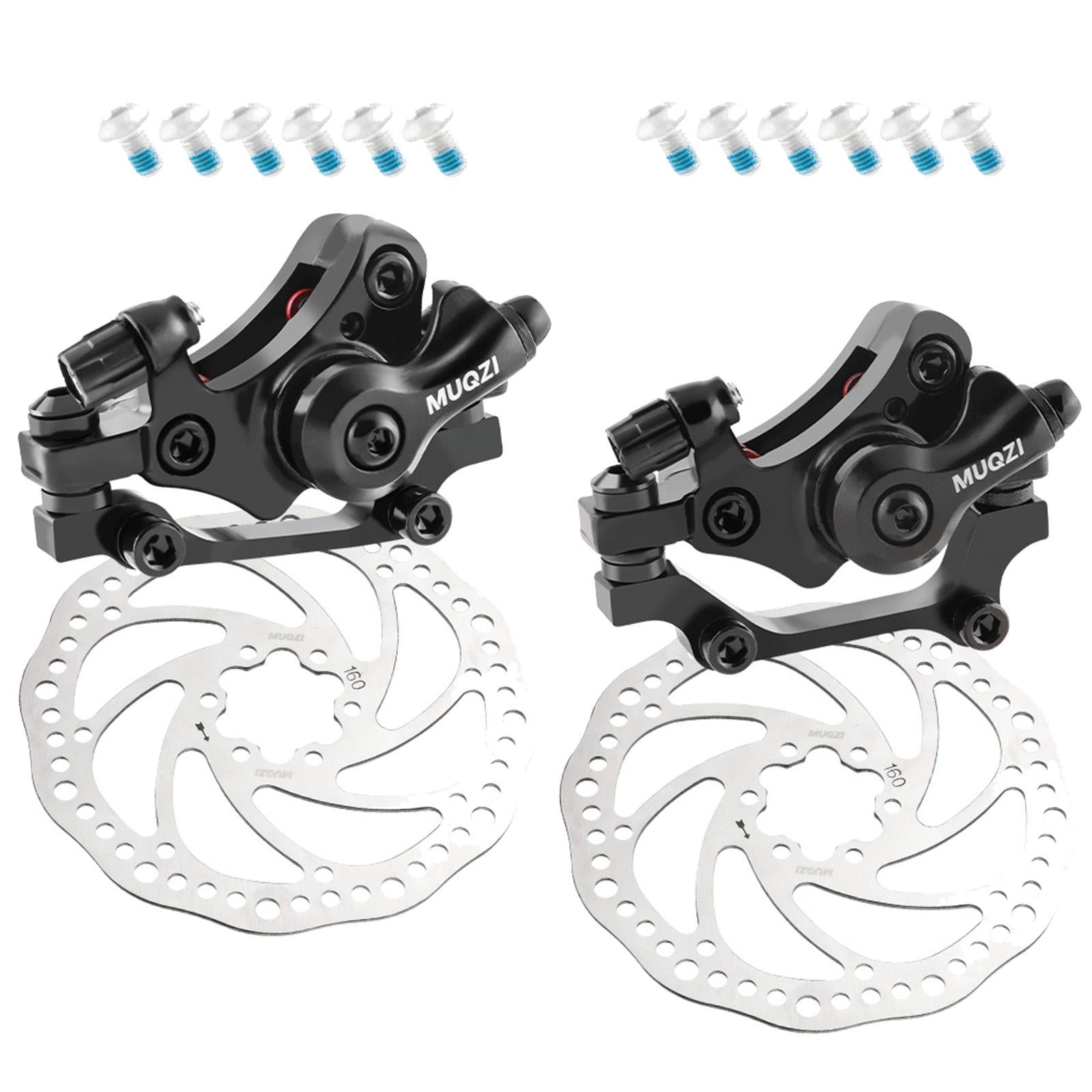 Mechanical Disc Brake with Rotor Parts for Mountain Bikes Cycling Road Bikes F R 160 Round Hole