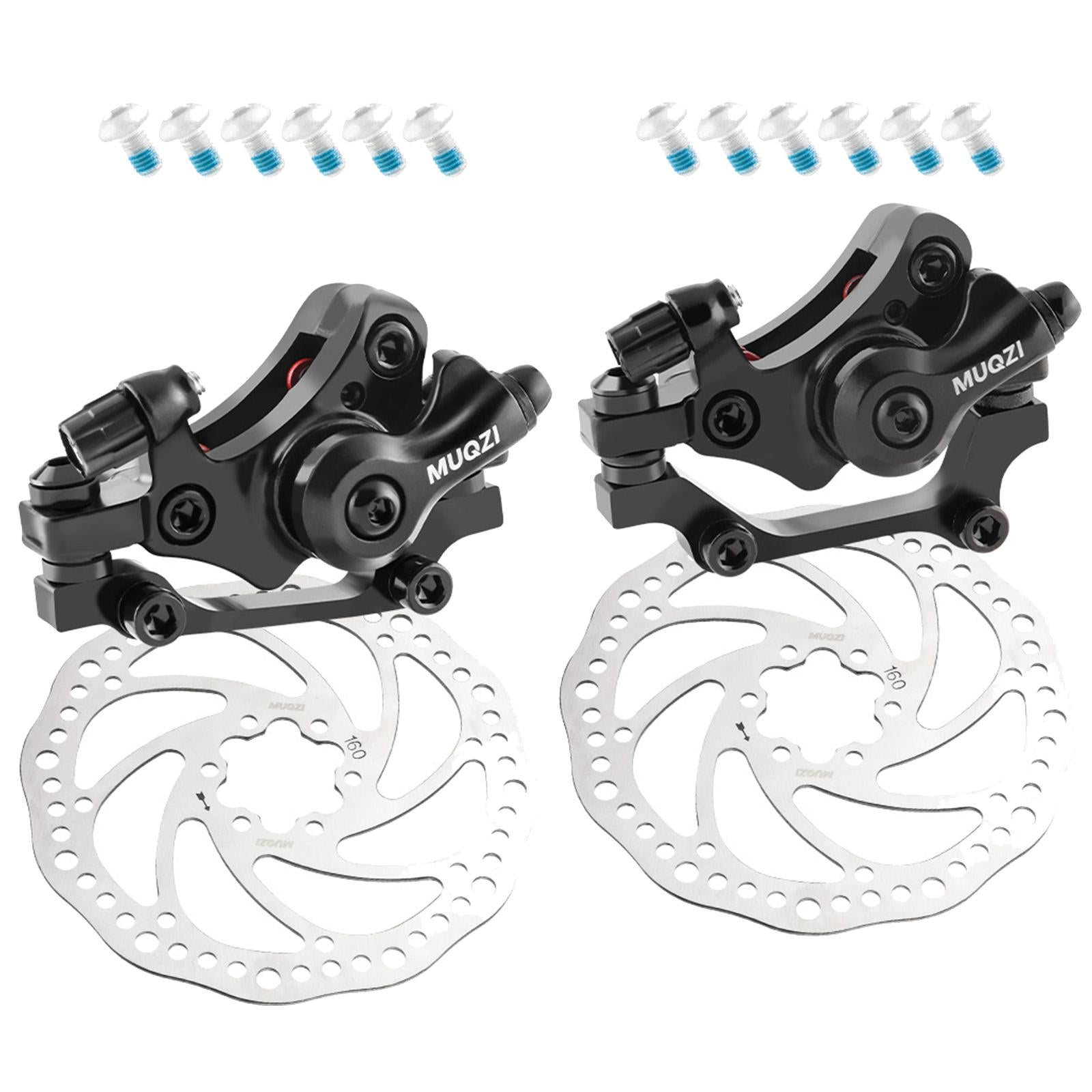 Mechanical Disc Brake with Rotor Parts for Mountain Bikes Cycling Road Bikes F R 160 Round Hole