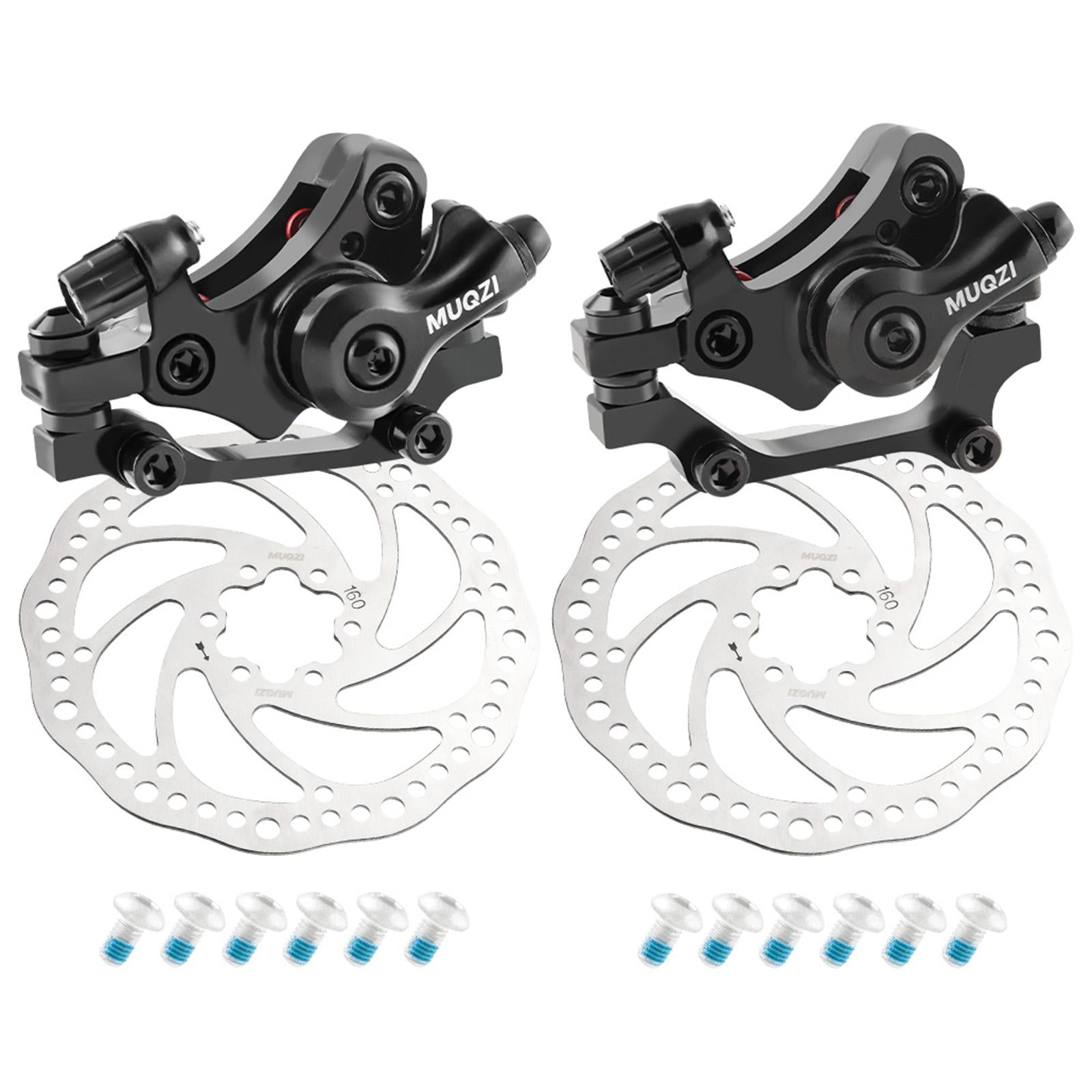 Mechanical Disc Brake with Rotor Parts for Mountain Bikes Cycling Road Bikes F R 160 Round Hole