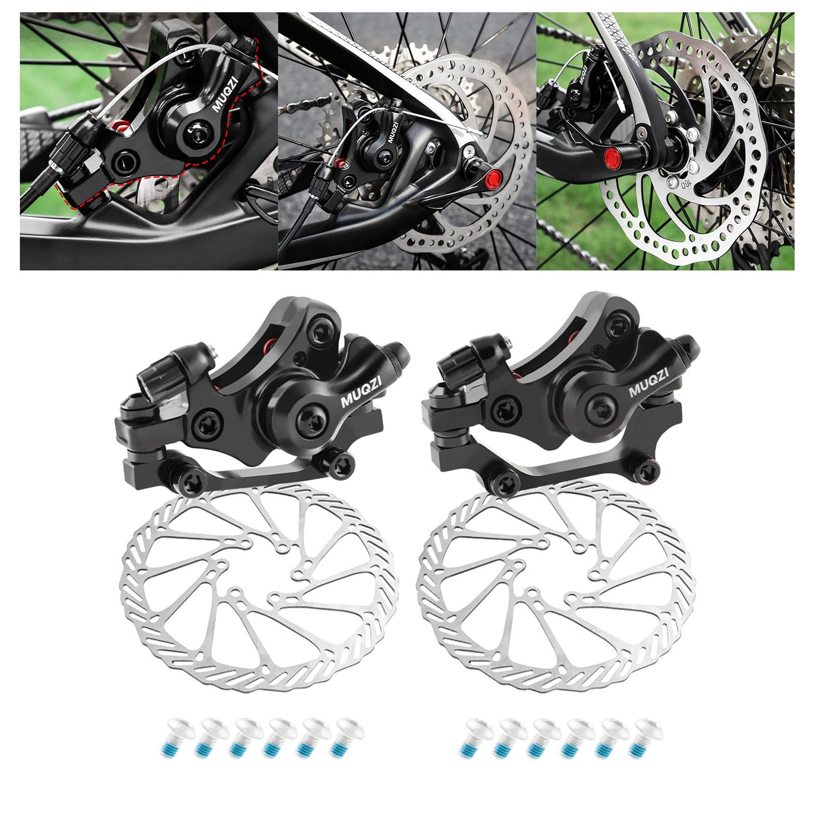 Mechanical Disc Brake with Rotor Parts for Mountain Bikes Cycling Road Bikes F R 160