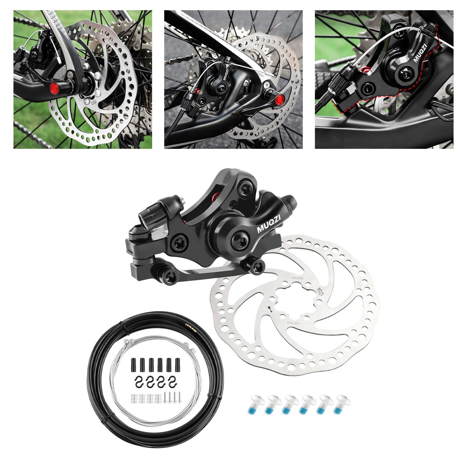 Mechanical Disc Brake Component Disc Brake Caliper Bicycle Disc Brake System Front160 Round Hole