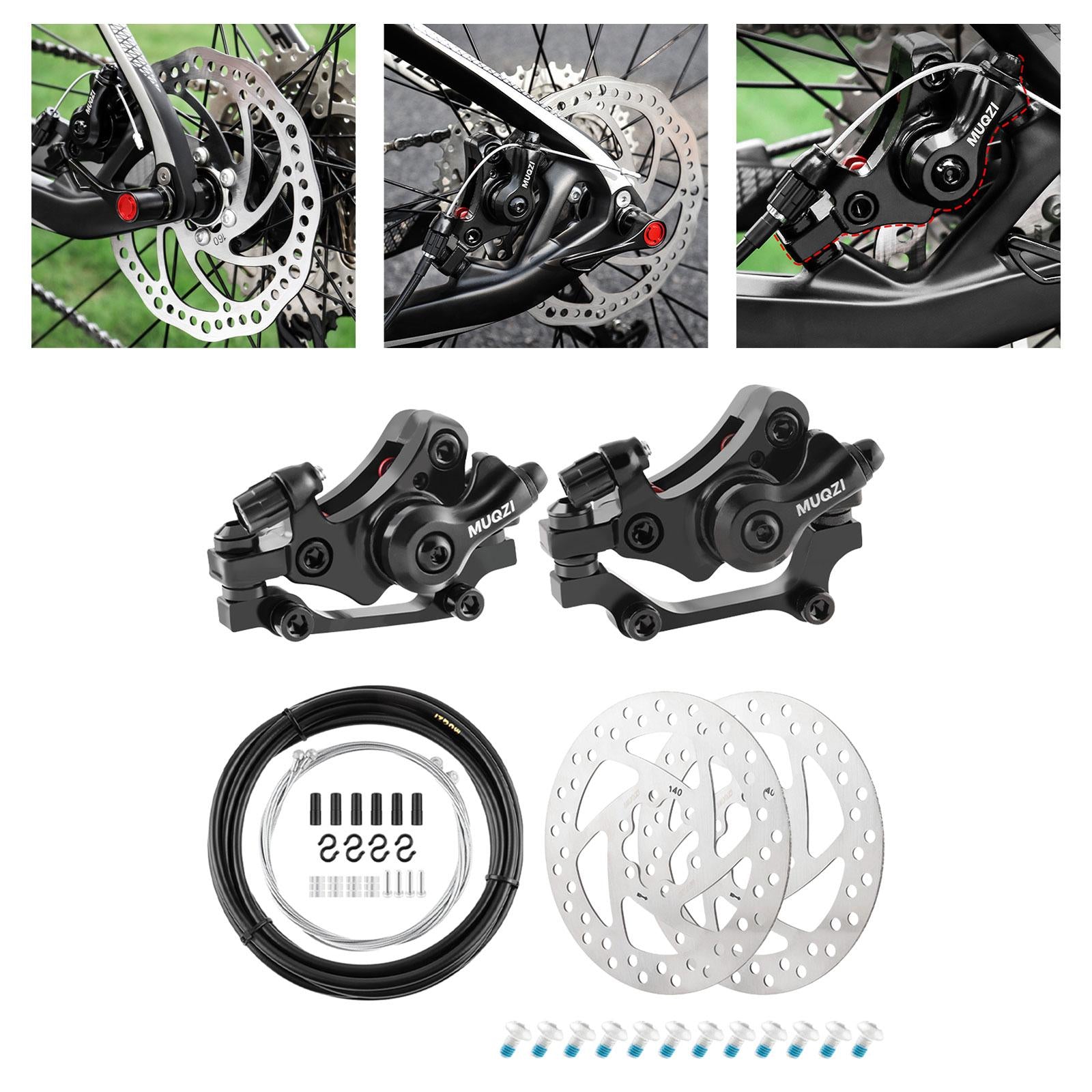 Mechanical Disc Brake Component Disc Brake Caliper Bicycle Disc Brake System Front Rear140