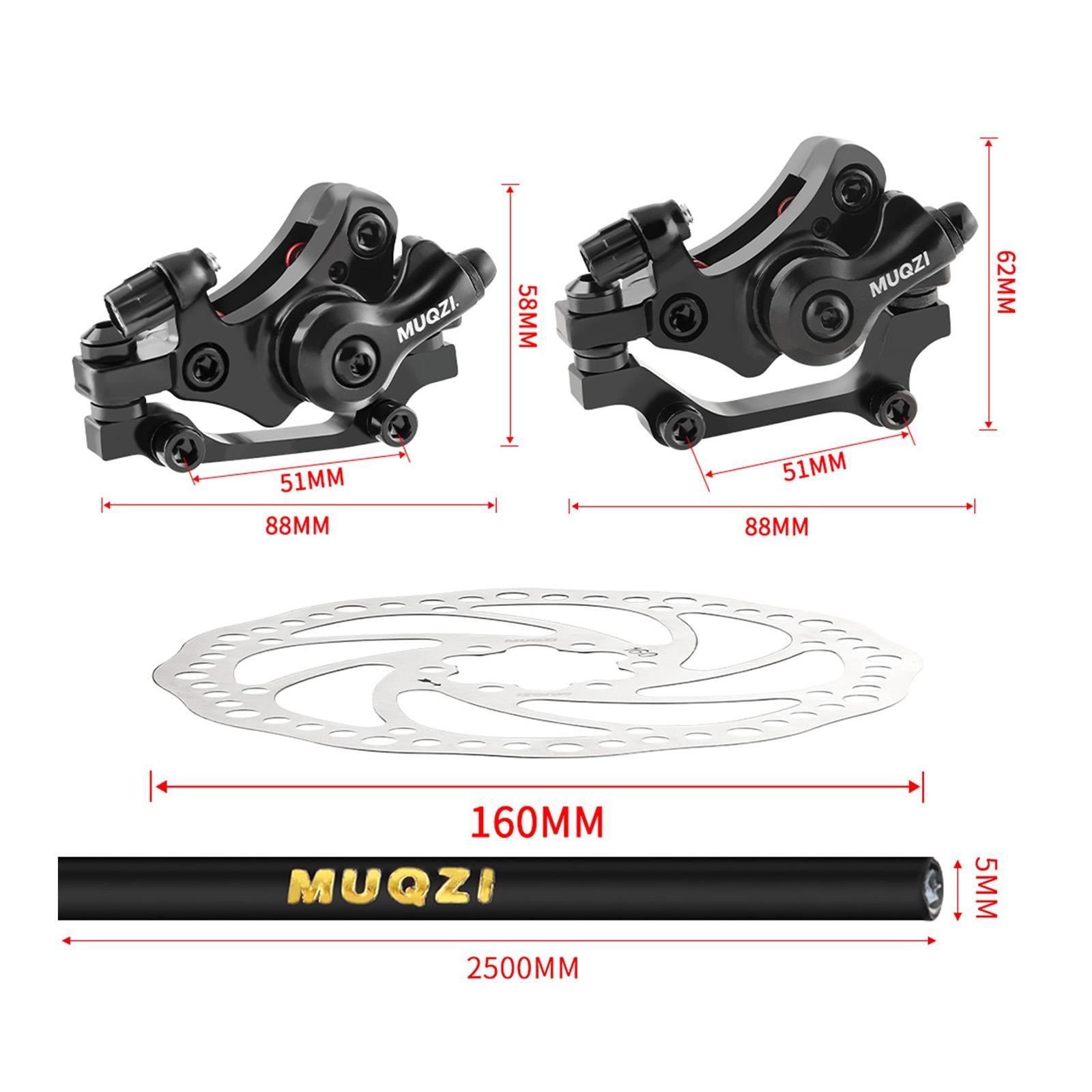 Mechanical Disc Brake Component Disc Brake Caliper Bicycle Disc Brake System F R 160 Round Hole