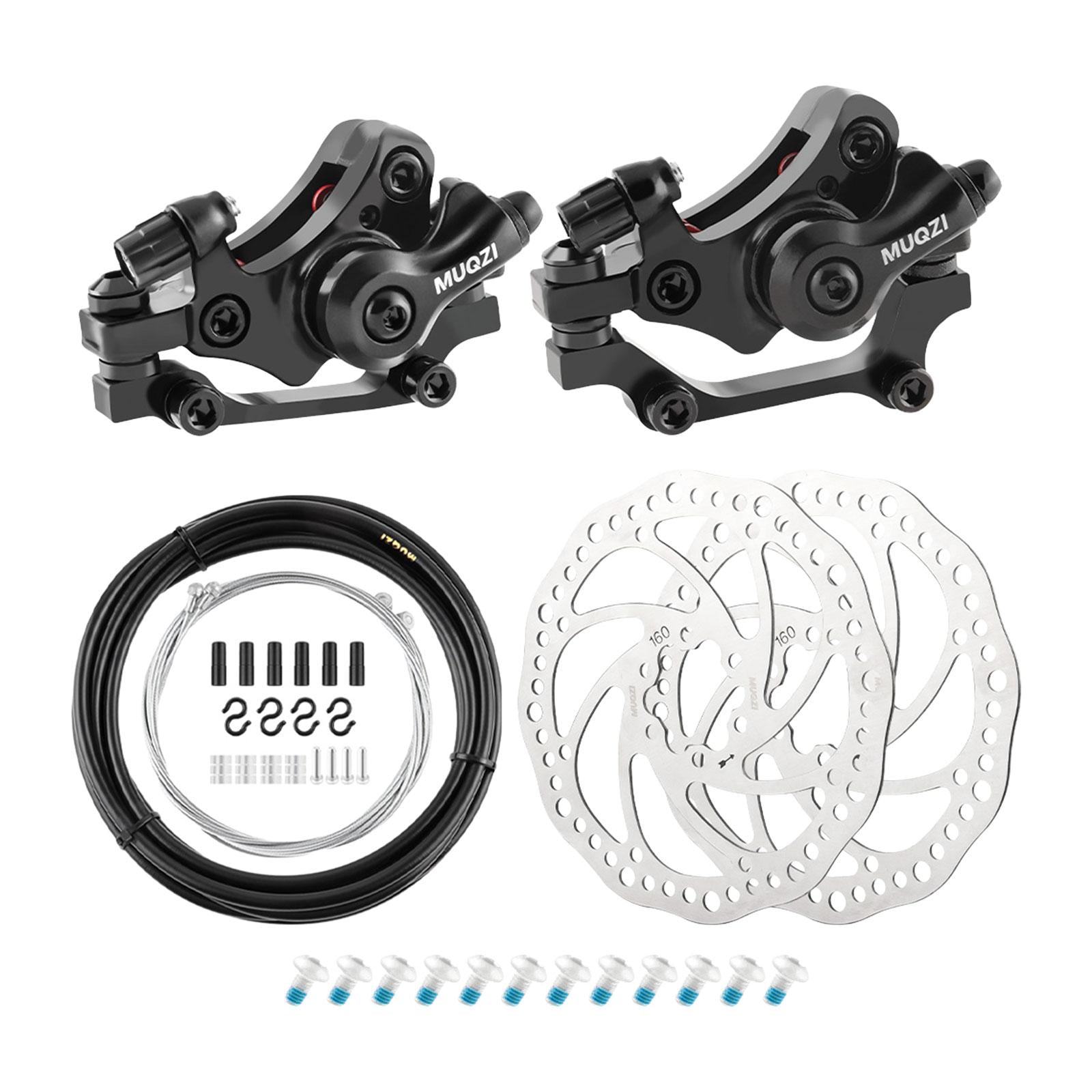 Mechanical Disc Brake Component Disc Brake Caliper Bicycle Disc Brake System F R 160 Round Hole