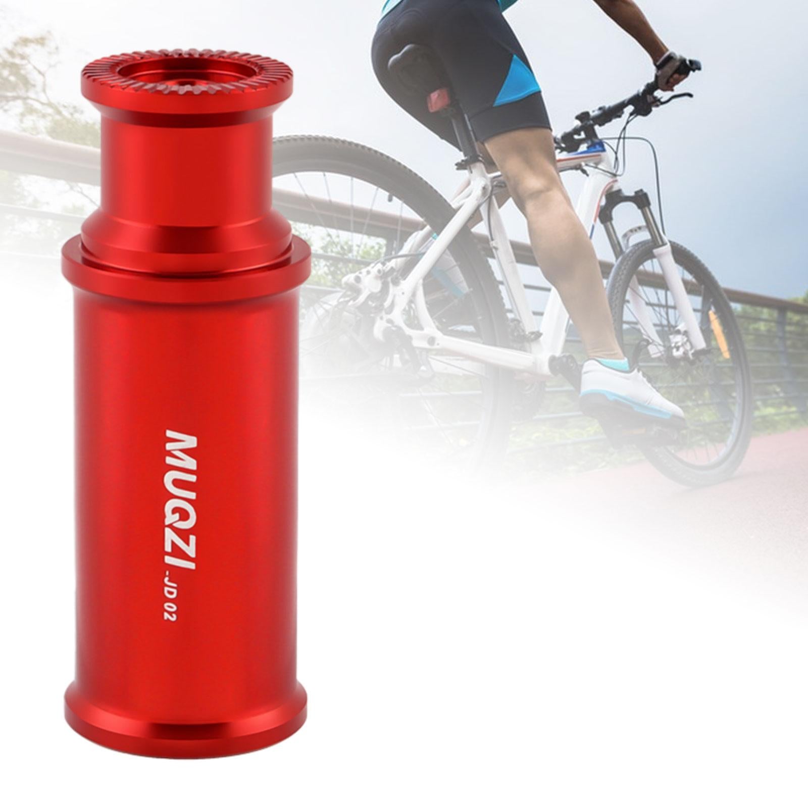 Bike Light Holder Hub Mount Aluminum Alloy Bike Light Mount for Night Riding Red