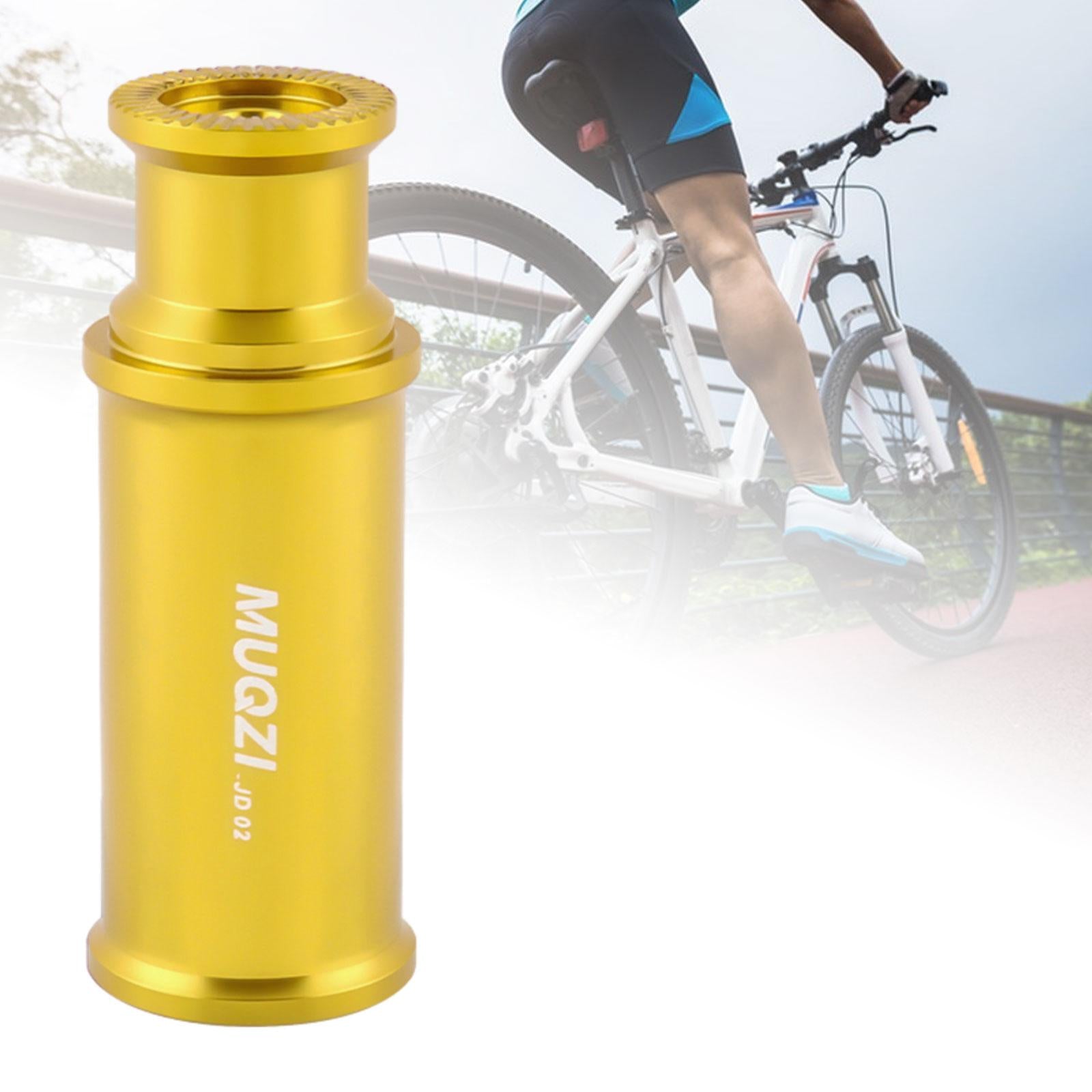 Bike Light Holder Hub Mount Aluminum Alloy Bike Light Mount for Night Riding Gold