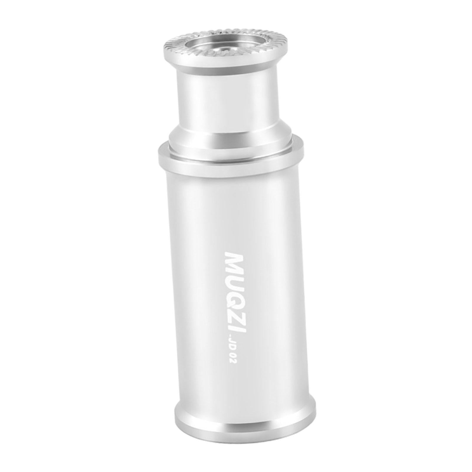 Bike Light Holder Hub Mount Aluminum Alloy Bike Light Mount for Night Riding Silver