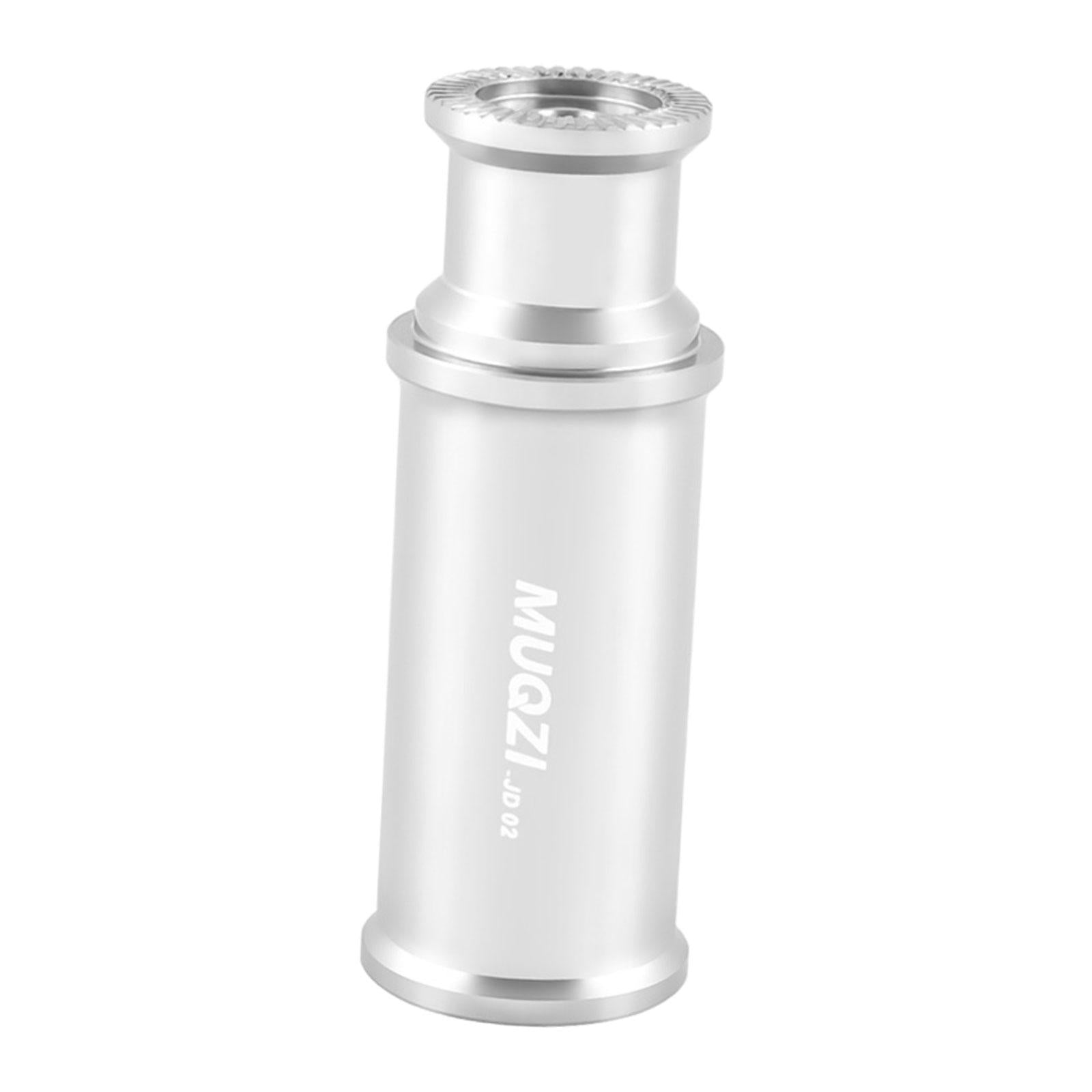 Bike Light Holder Hub Mount Aluminum Alloy Bike Light Mount for Night Riding Silver