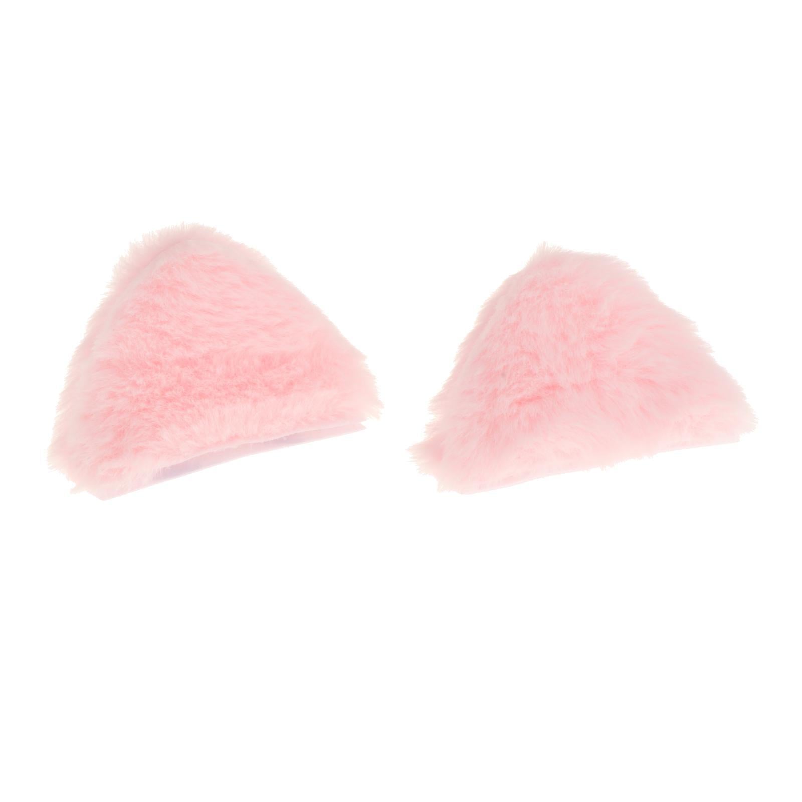 Helmet Decor Ears Decorative Portable Ornament for Biking Motorbiking Riding Cat Pink