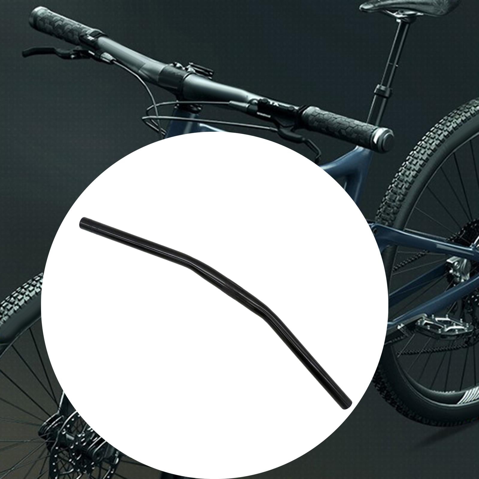 Bike Handlebar Black Metal Road Bike Handlebar for Parts Bicycling Component