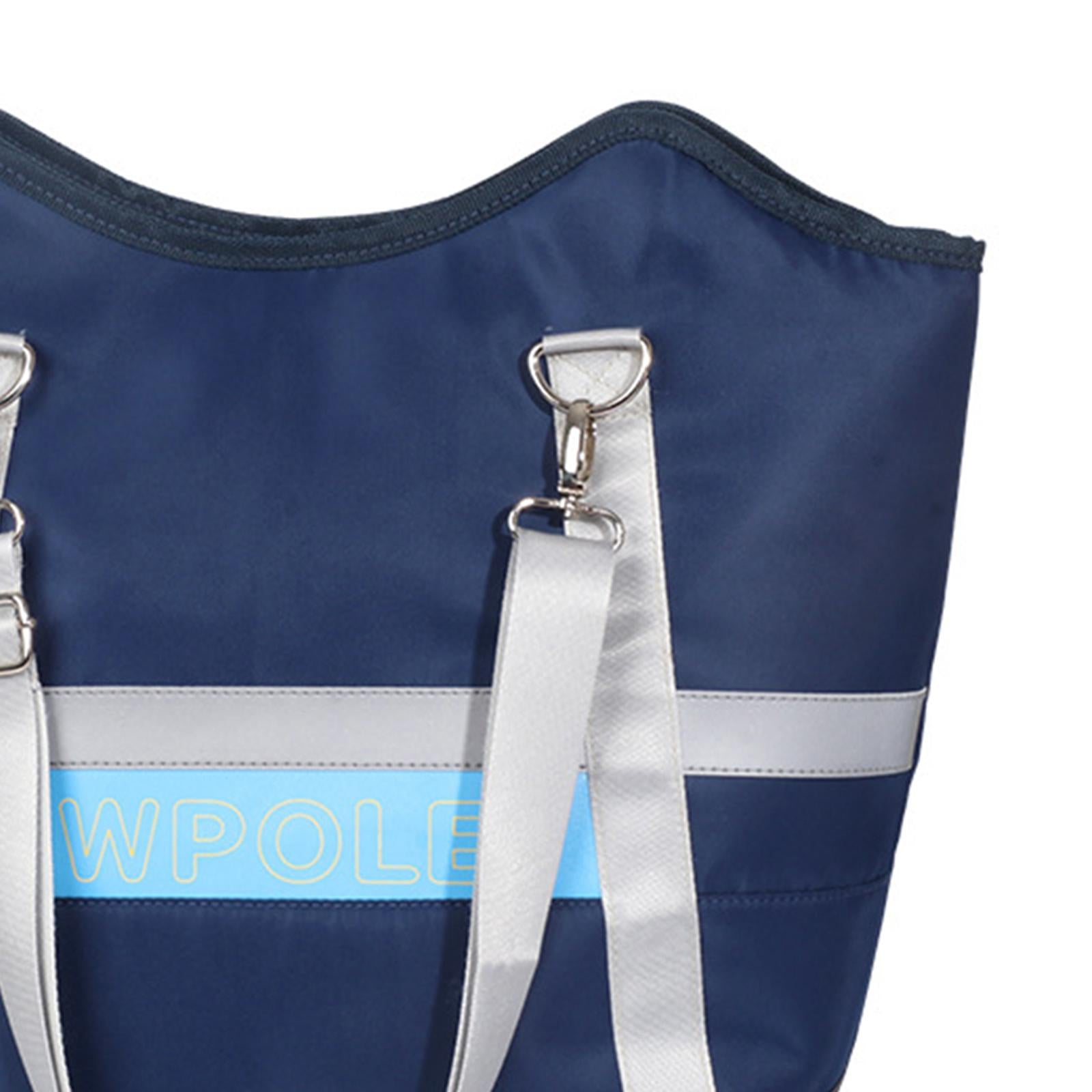 Tennis Tote Bag with Detachable Shoulder Strap Stylish Badminton Racquet Bag Blue