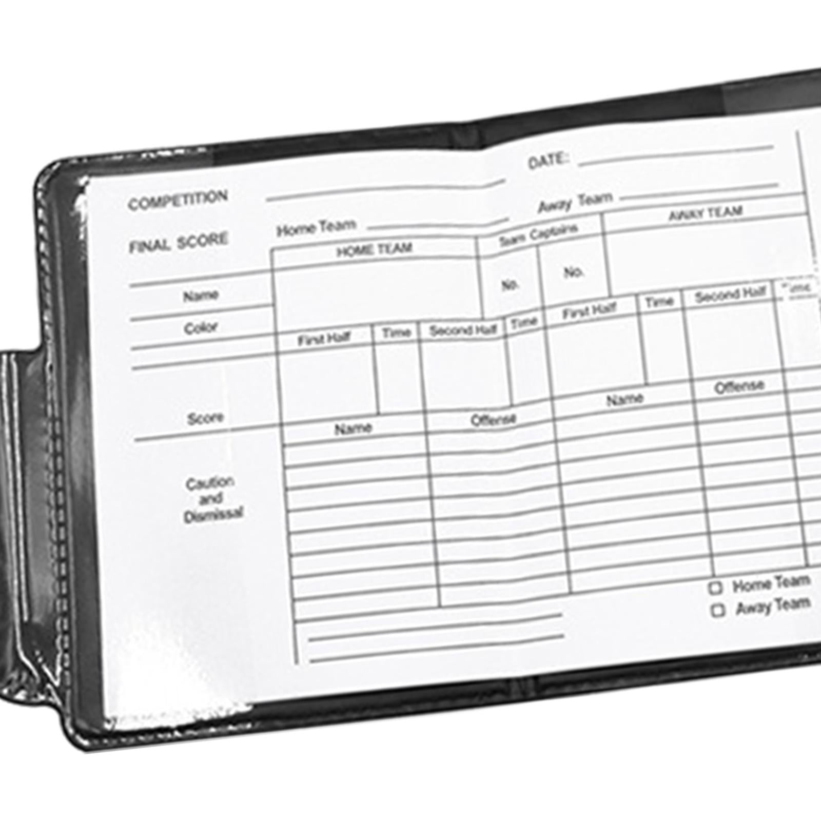 4xSoccer Referee Card Sets with Wallet for Hockey Training Volleyball Football Style A