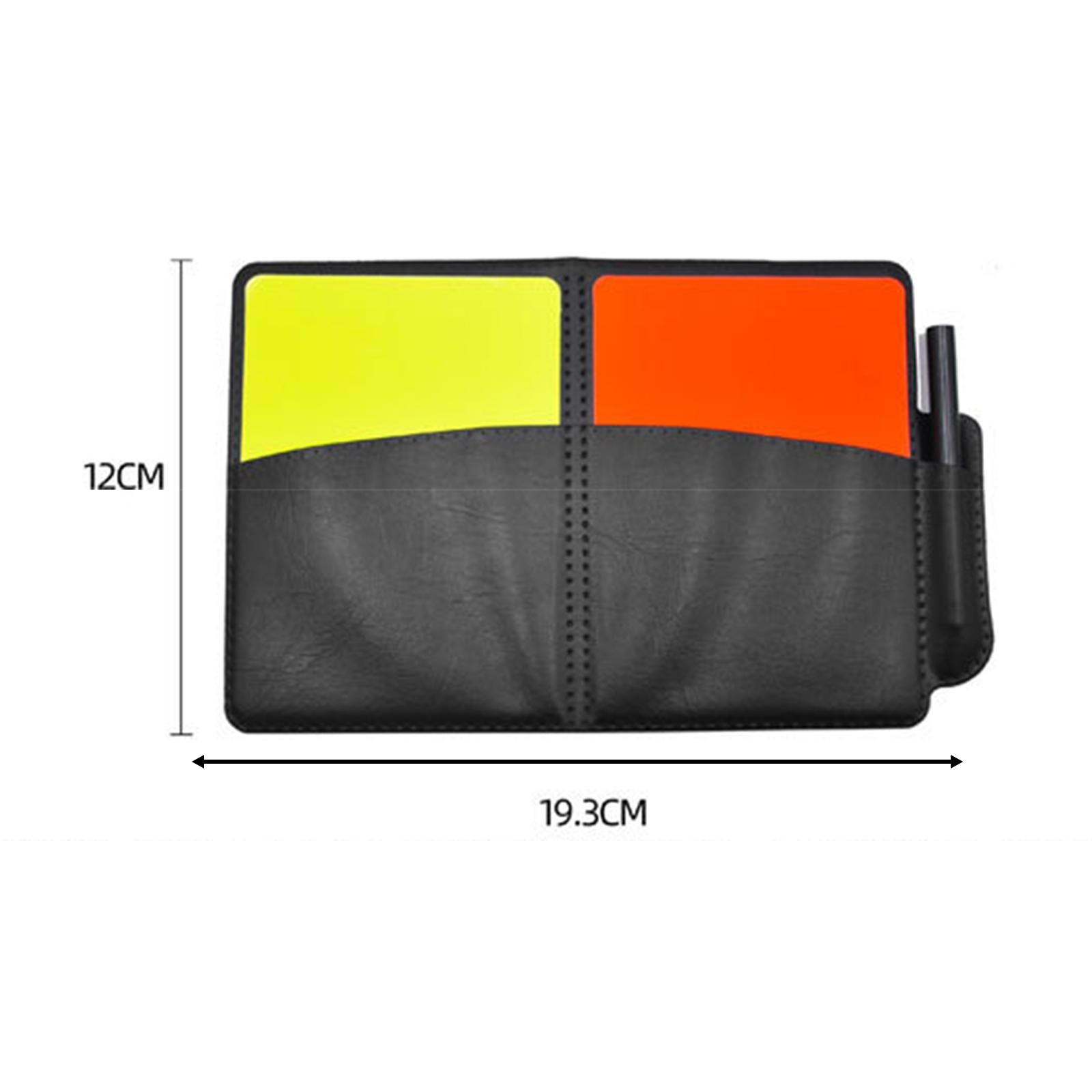2xSoccer Referee Card Sets with Wallet for Hockey Training Volleyball Football Style A