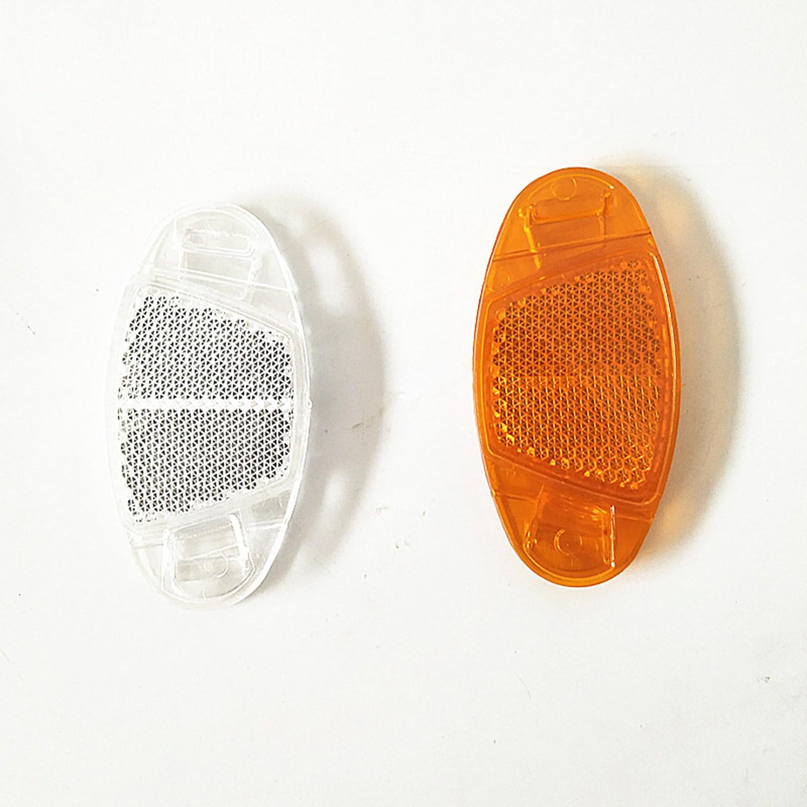 4x4 Pieces Bicycle Spoke Reflector Bike Reflectors for Bicycle Wheel Road Bike Yellow